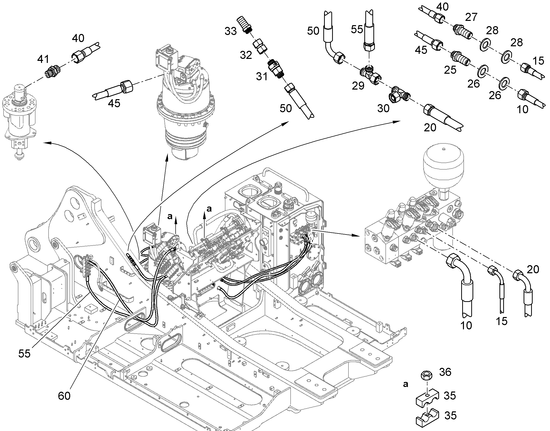 ШЛАНГ 12X2650 10424447 LIEBHERR