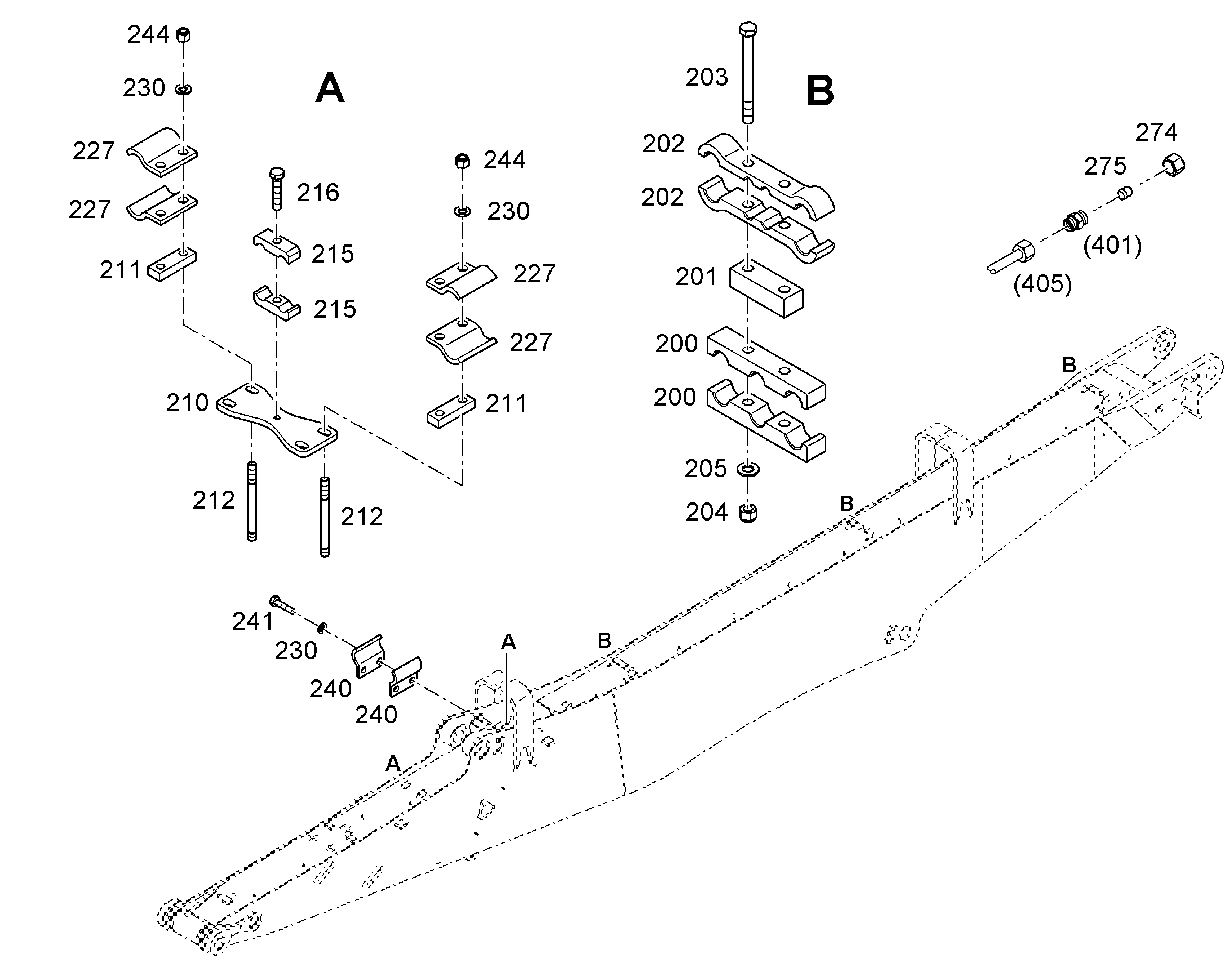 ПОЛУХОМУТИК d=35-38 11427795 LIEBHERR