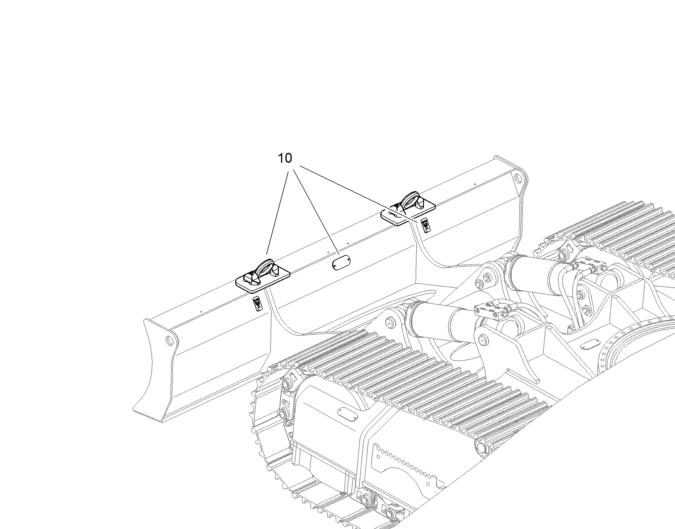 ПРОУШИНЫ КРЕП. ШАССИ 11381825 LIEBHERR