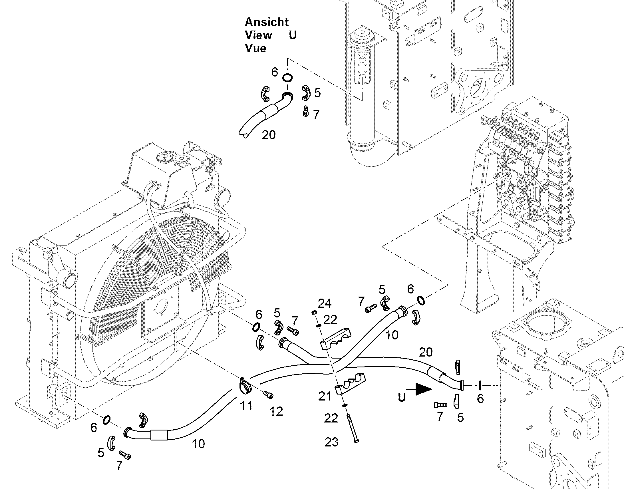 ШЛАНГ 32X1750 11697800 LIEBHERR