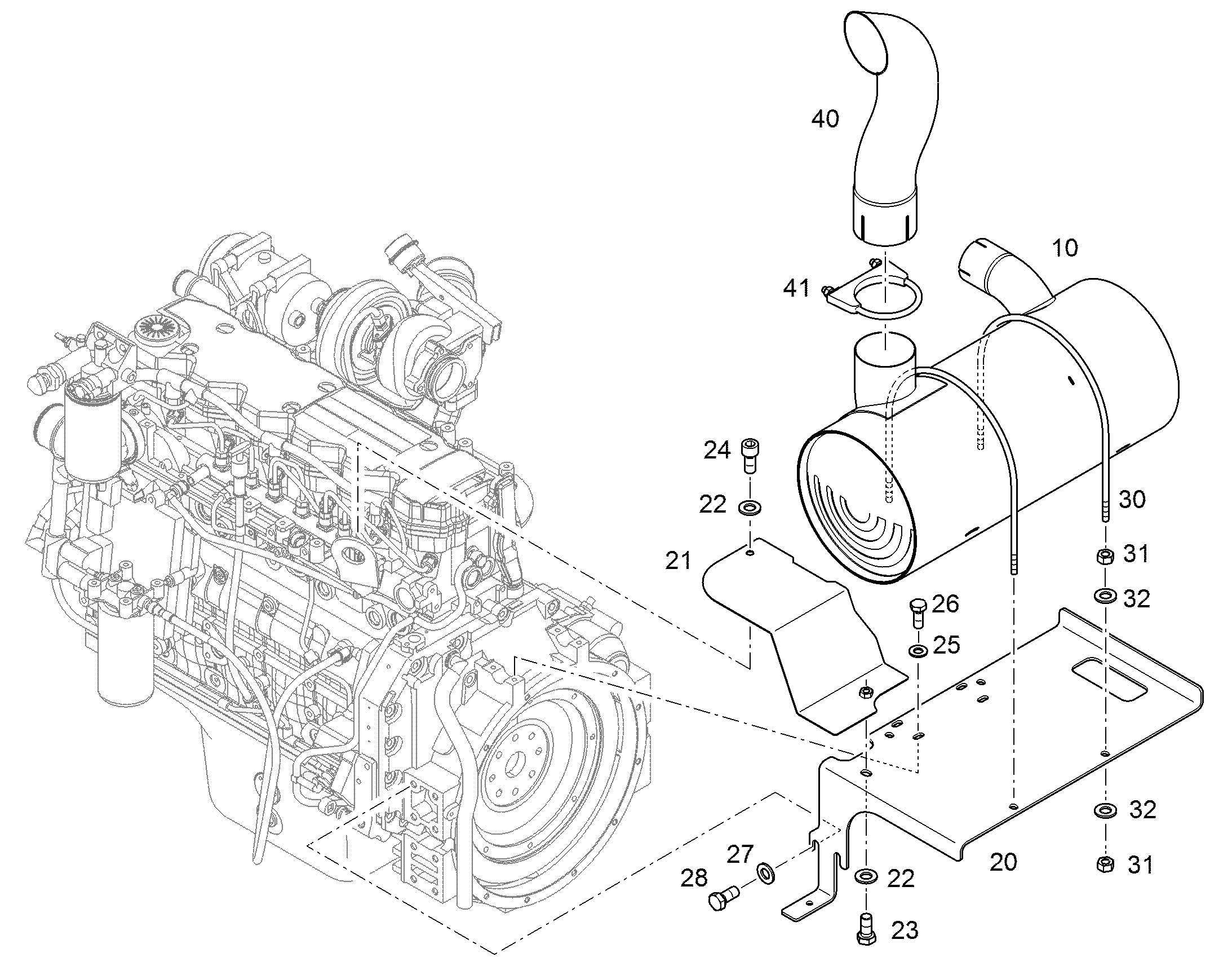 СКОБА 11457904 LIEBHERR