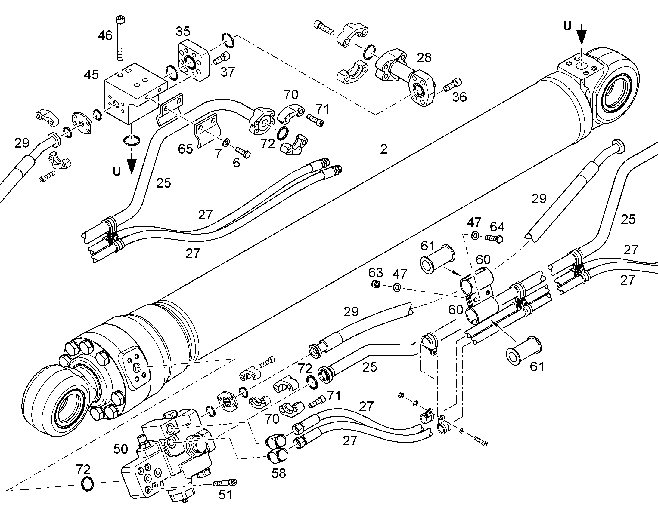 ТРУБА НАПОРНАЯ В СБОРЕ 30X4 11362681 LIEBHERR