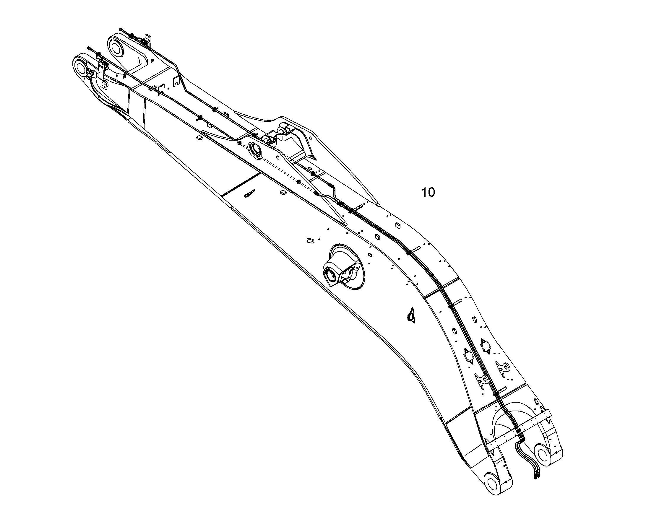 ПРОВОДКА ПРИВОД МЕХ. ПОВОРОТА F.MONO 8,.5 R 976 11439406 LIEBHERR