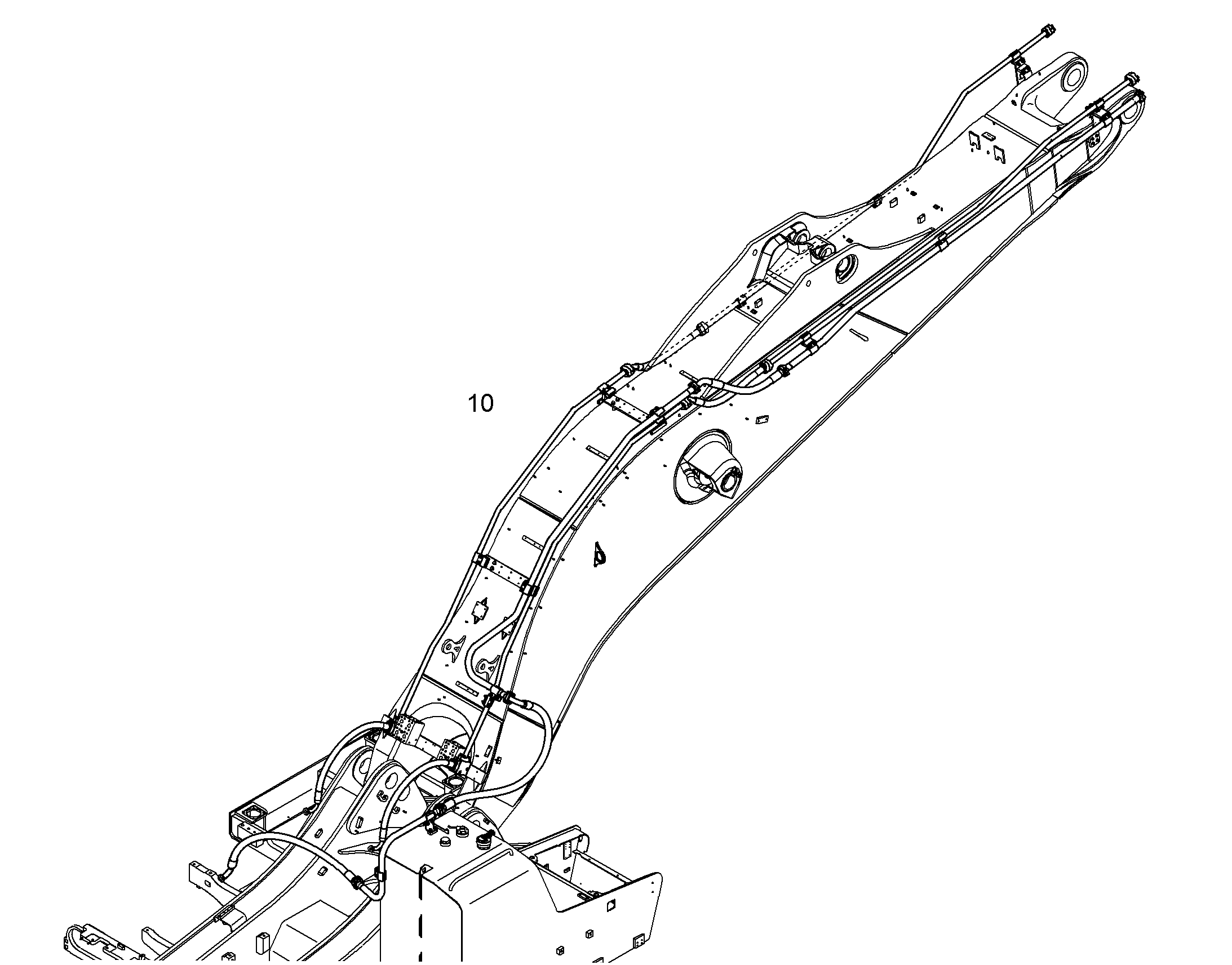 ПРОВОДКА МОНТАЖ AHS R 976 11439798 LIEBHERR
