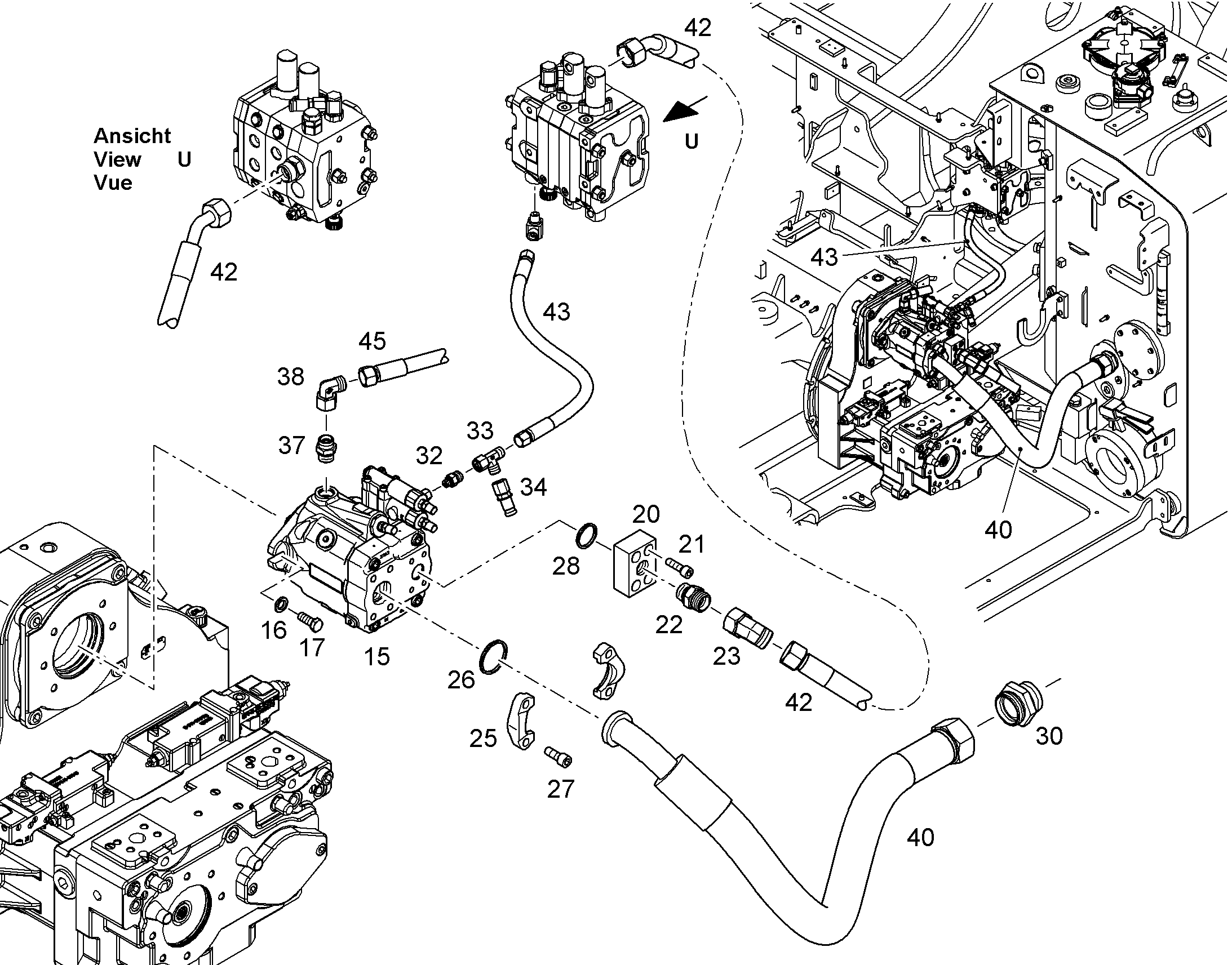 ШЛАНГ 16X1850 10424743 LIEBHERR