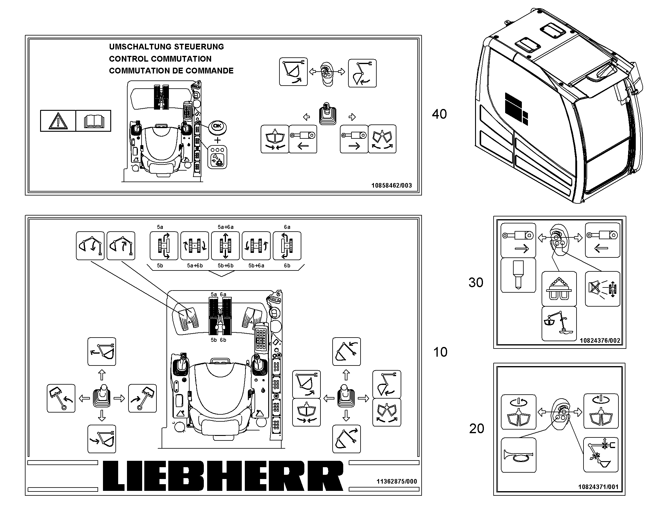ЩИТ УПРАВЛЕНИЯ 11362875 LIEBHERR