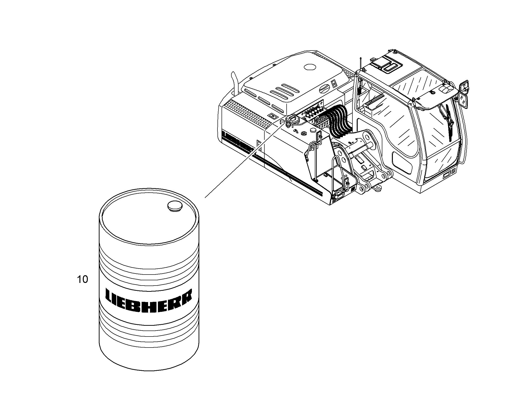 ЗАПОЛНЕНИЕ MOTOREX OEKOSYNTH 10059438 LIEBHERR