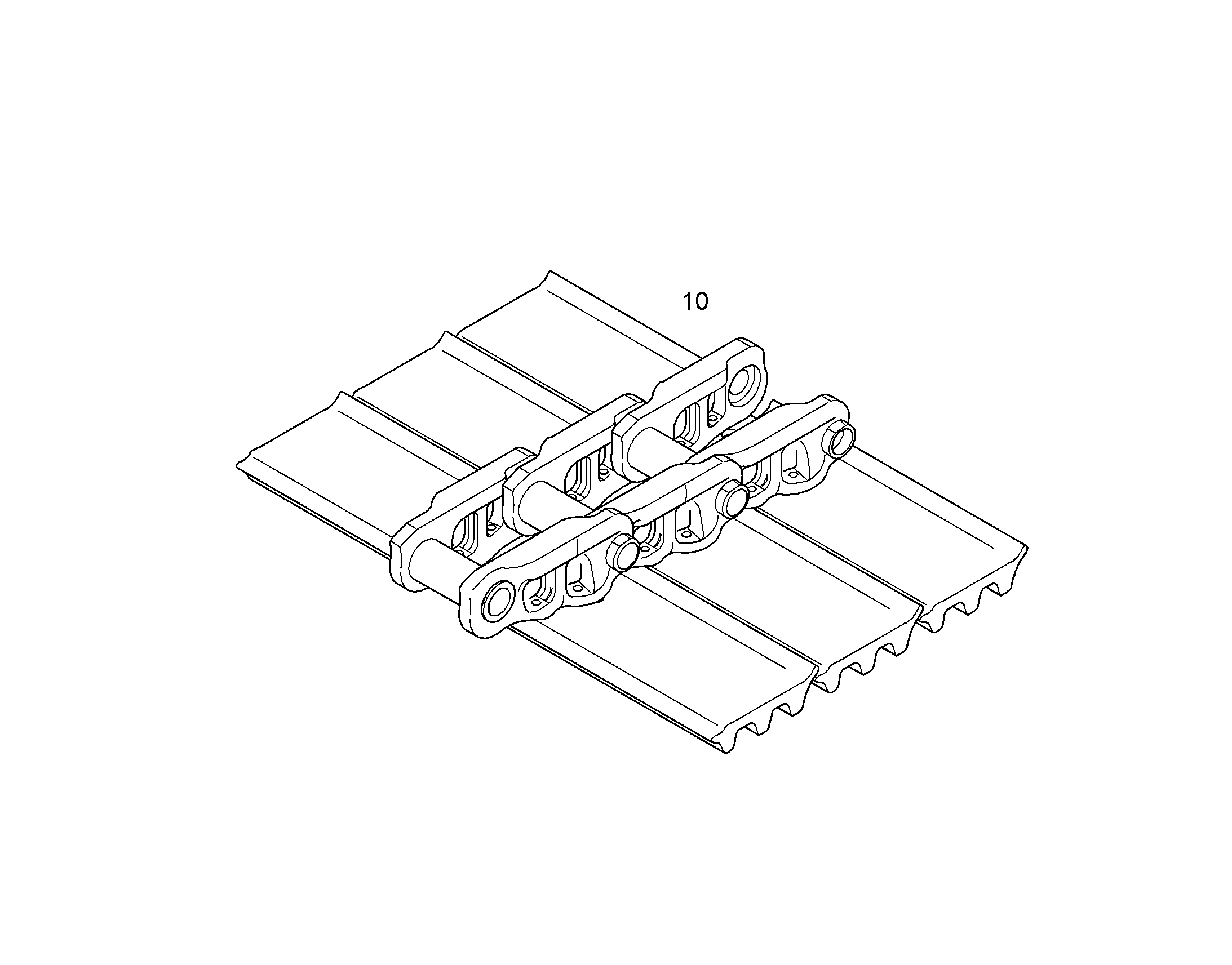 ГУСЕНИЧНАЯ ЦЕПЬ 800mm 12227710 LIEBHERR