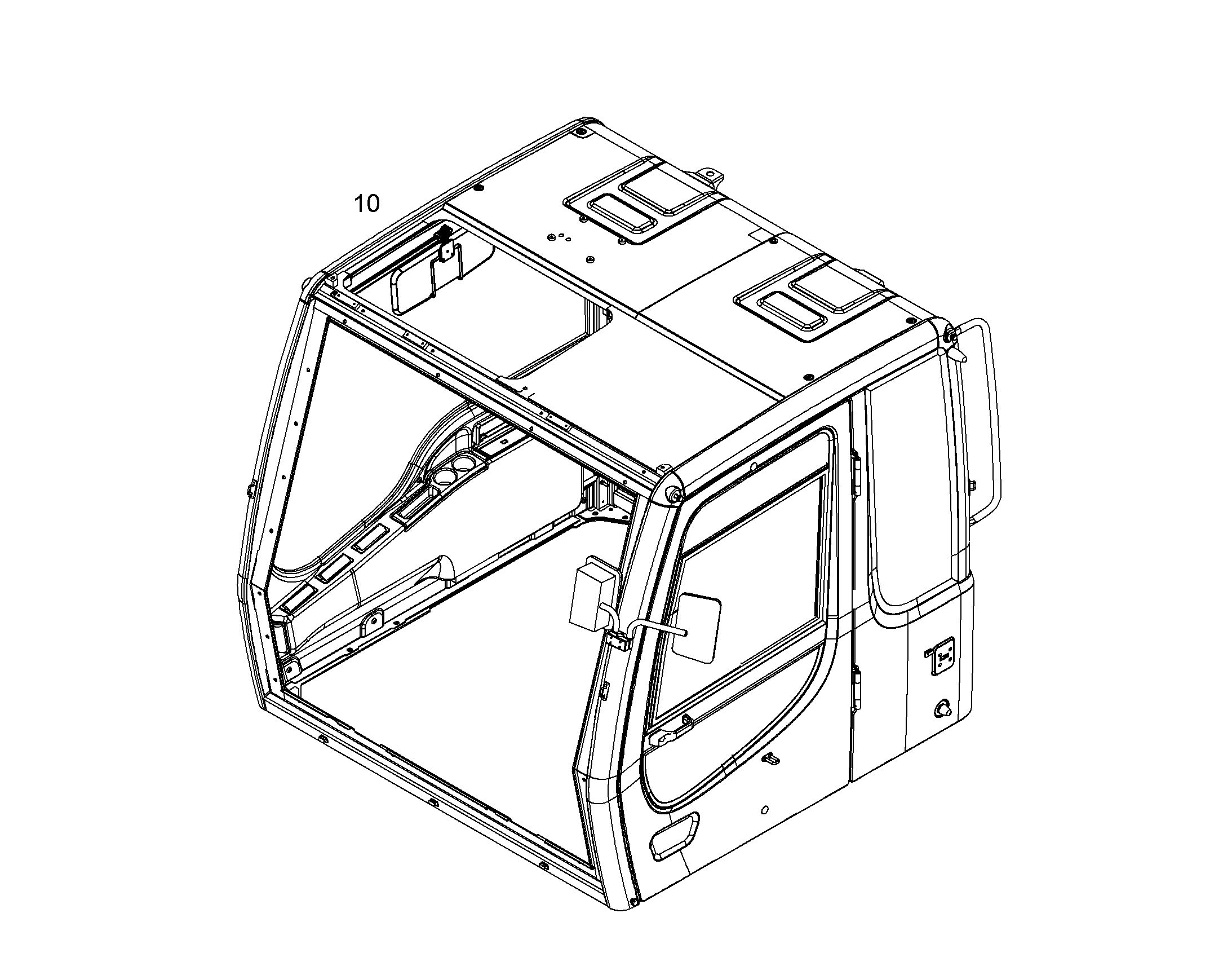 КОЗЫРЕК СОЛНЦЕЗАЩИТНЫЙ 10863176 LIEBHERR