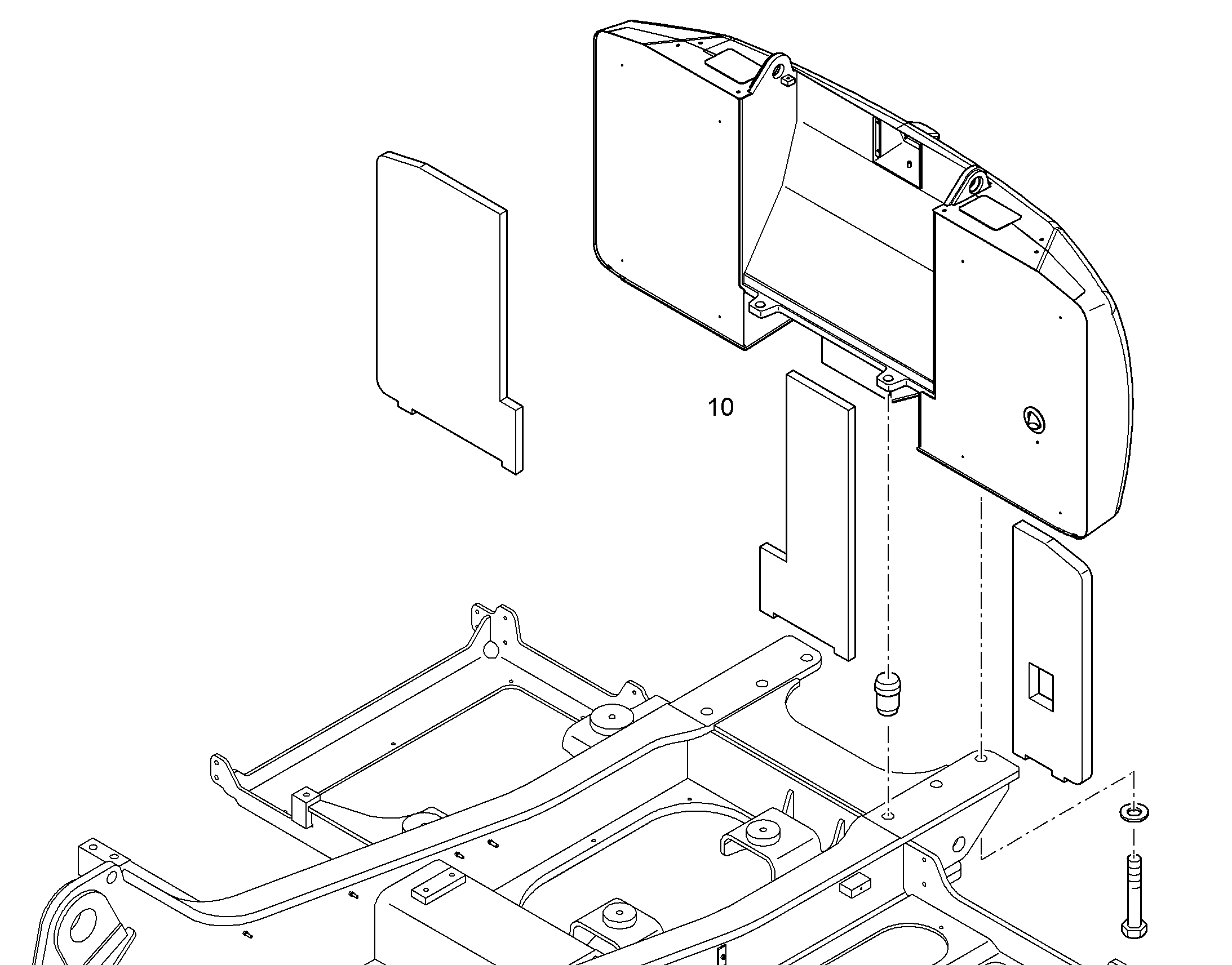 БАЛЛАСТНЫЙ ГРУЗ, УЗЕЛ 7,7T 10859421 LIEBHERR
