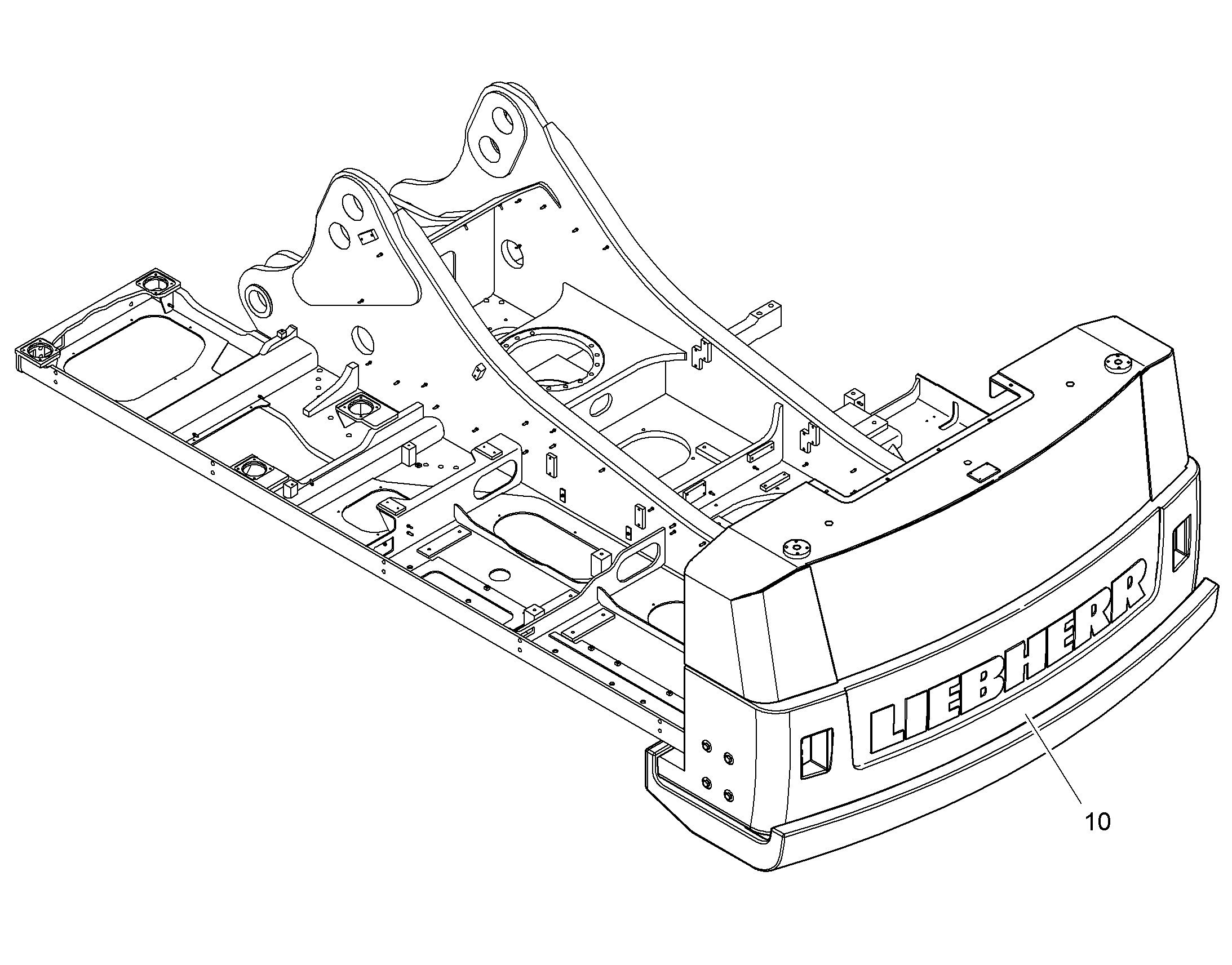 БАЛЛАСТНЫЙ ГРУЗ, УЗЕЛ 100 11465925 LIEBHERR