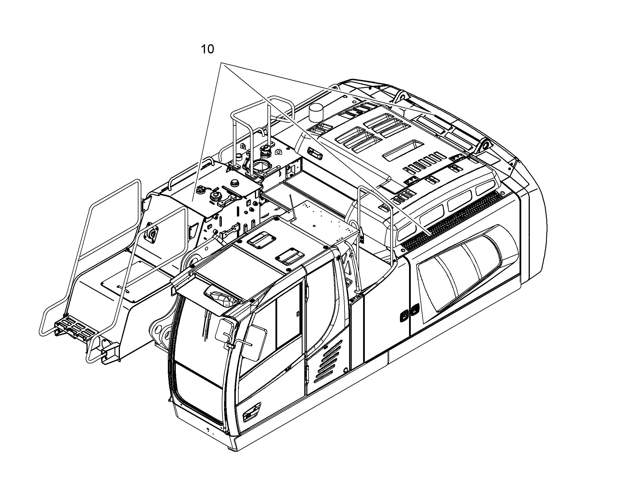 КАНАЛ СЗАДИ СЛЕВА 11440035 LIEBHERR