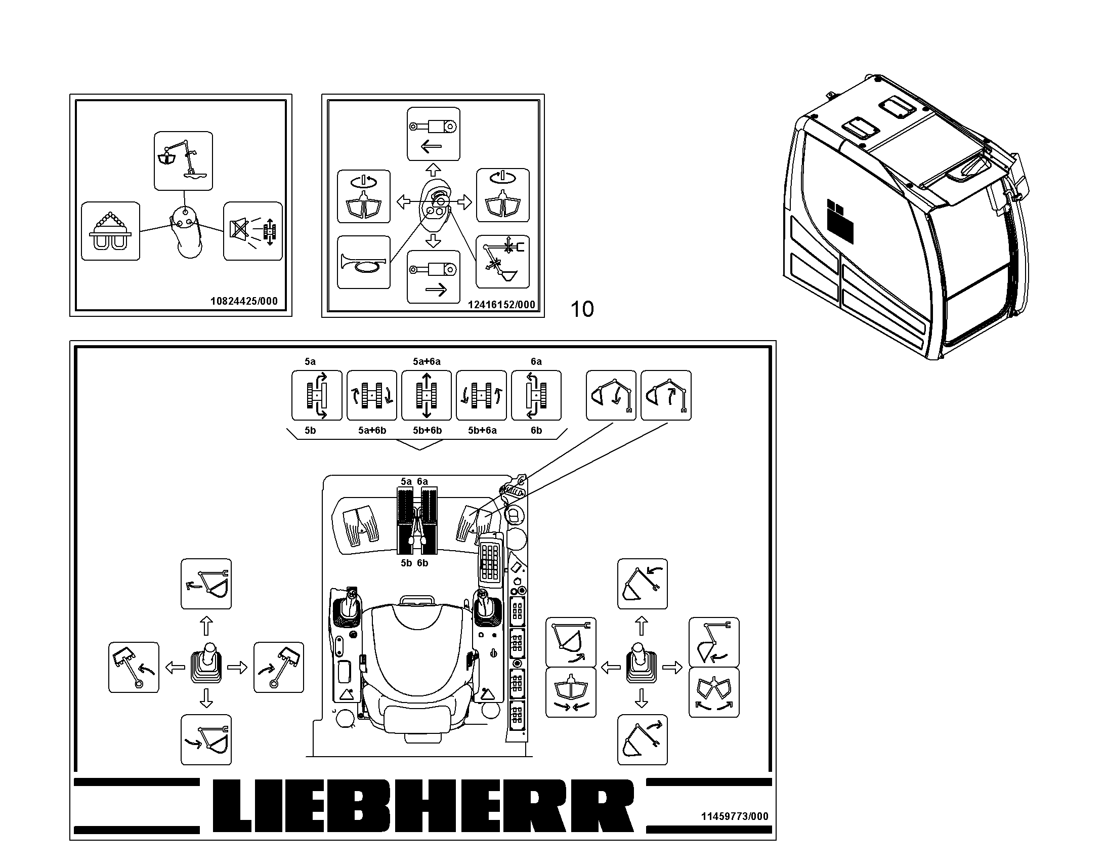 ПЕРЕКЛЮЧЕНИЕ УПРАВЛЕНИЕ AHS 12415508 LIEBHERR