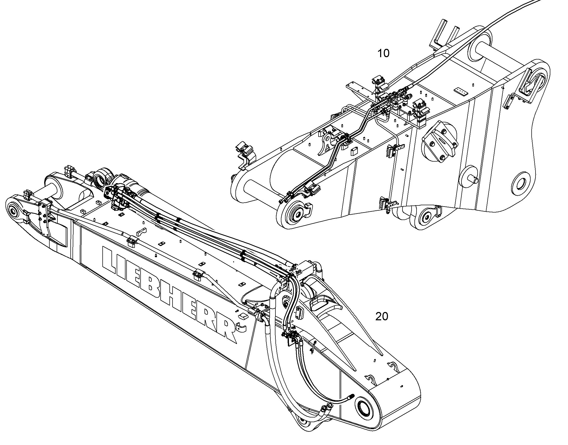 ЗАЩ.ТРУБЫ ЦИЛ.РУК. 12408659 LIEBHERR