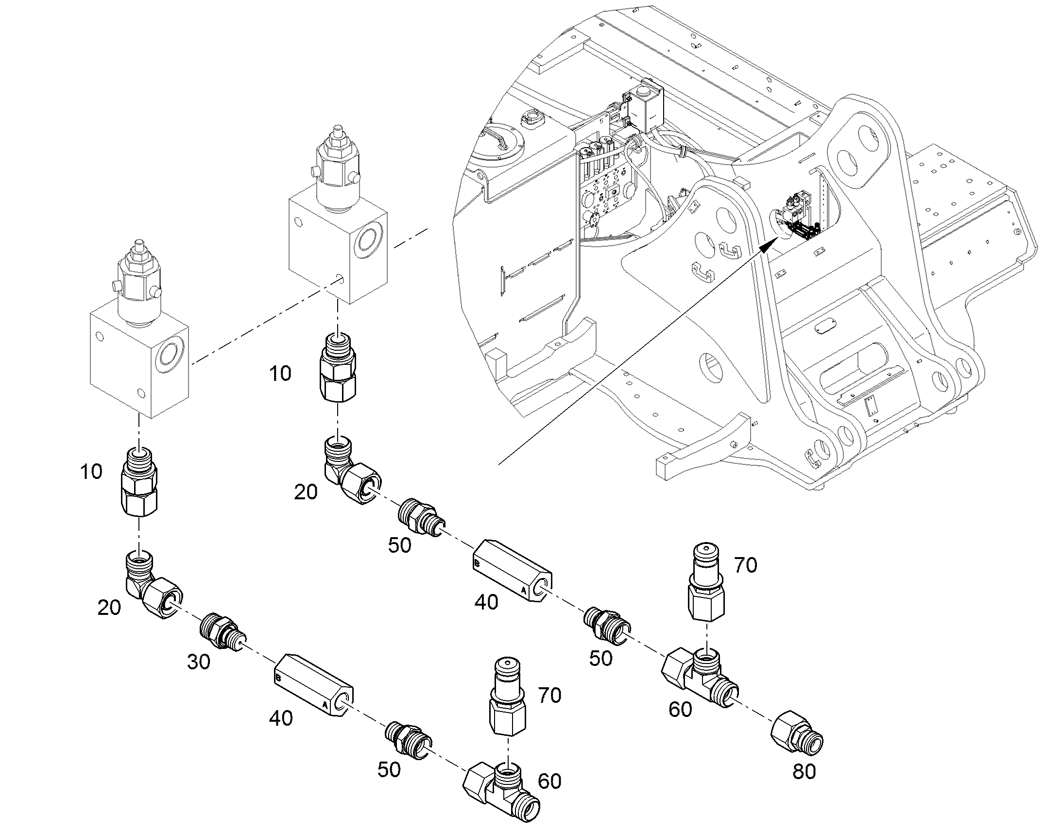 ФОРСУНКА ЧЕЛНОЧНАЯ 7024526 LIEBHERR