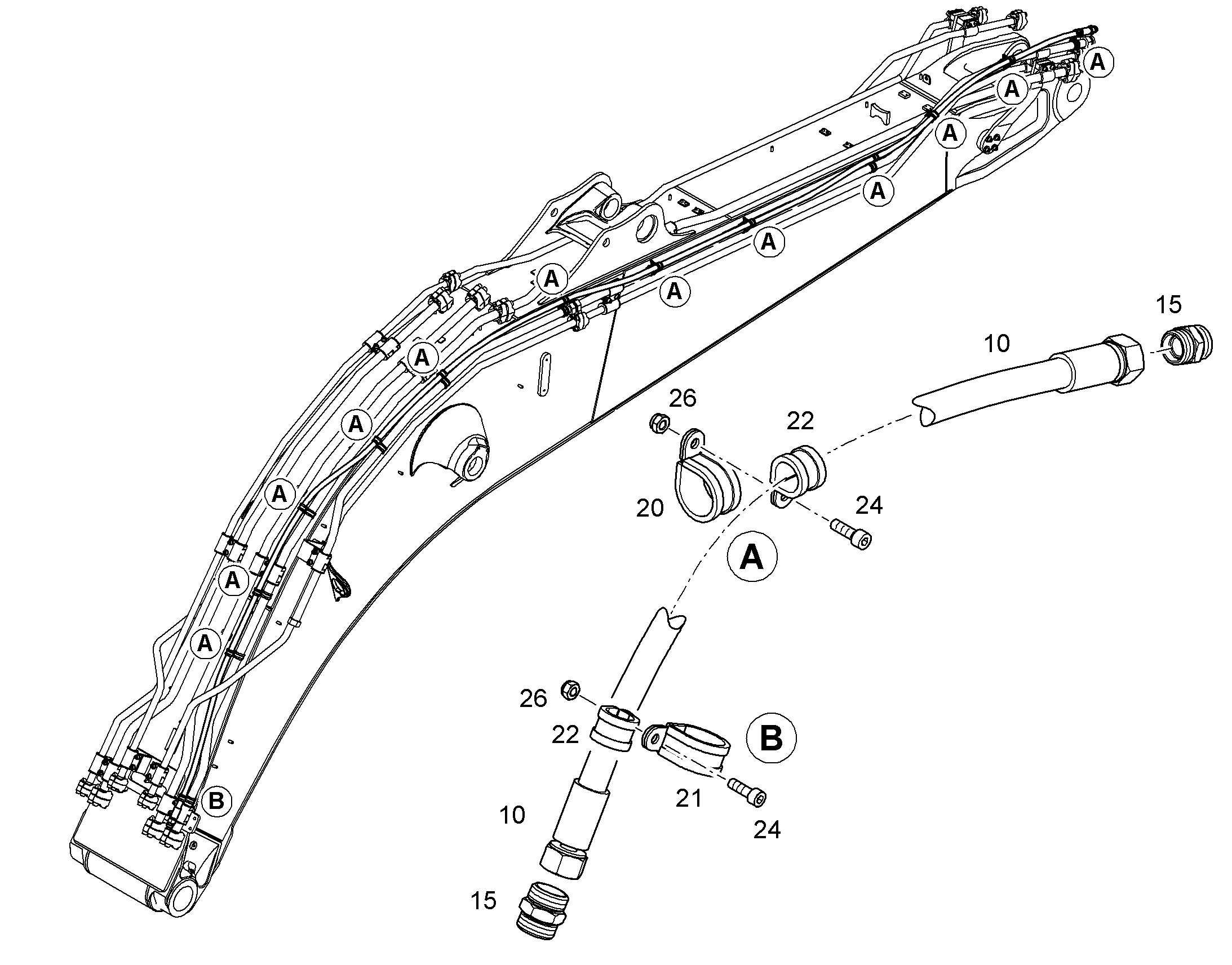ШЛАНГ 16X6500 11833086 LIEBHERR