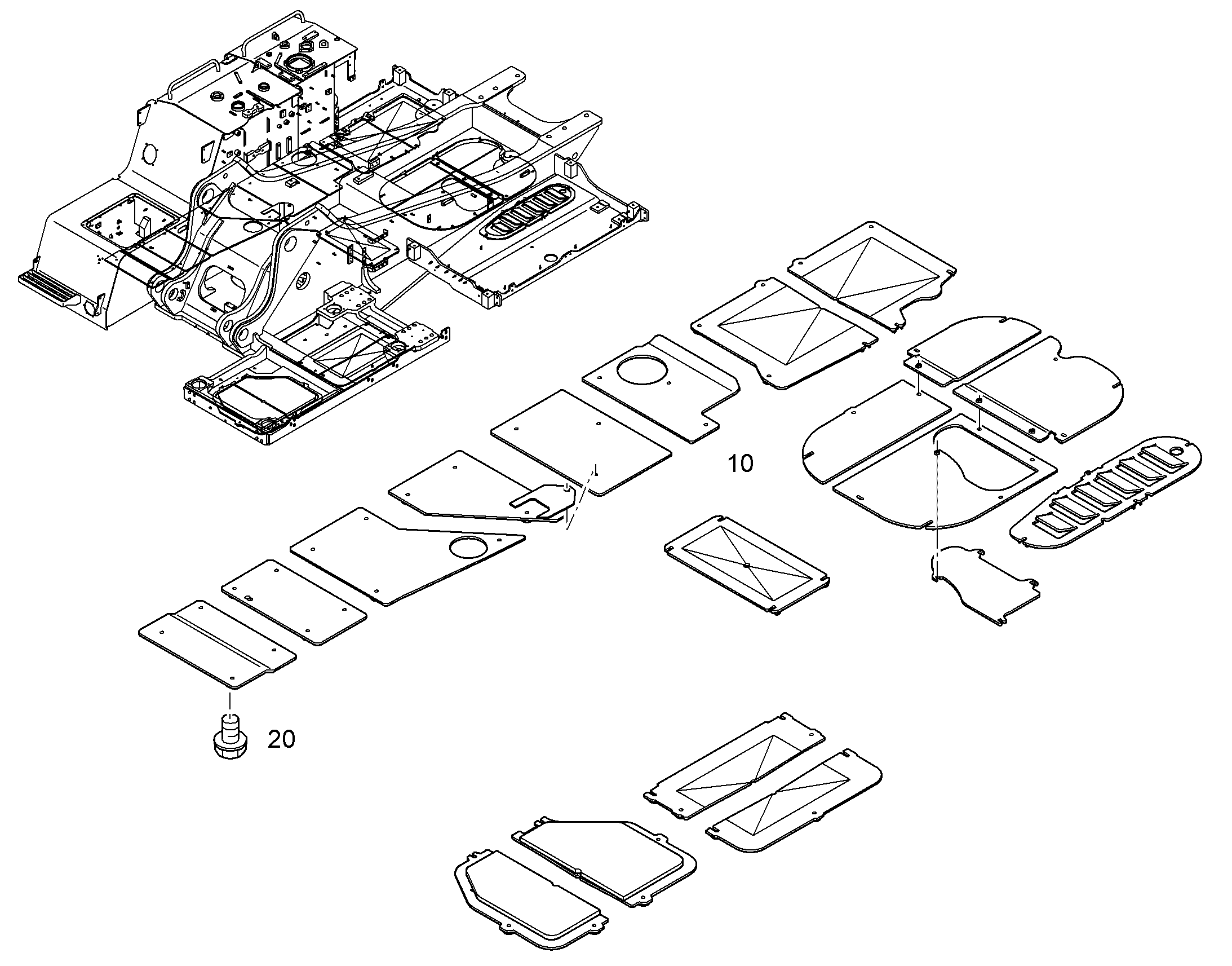 ДЕТАЛИ КРЕПЛЕНИЯ 12429957 LIEBHERR