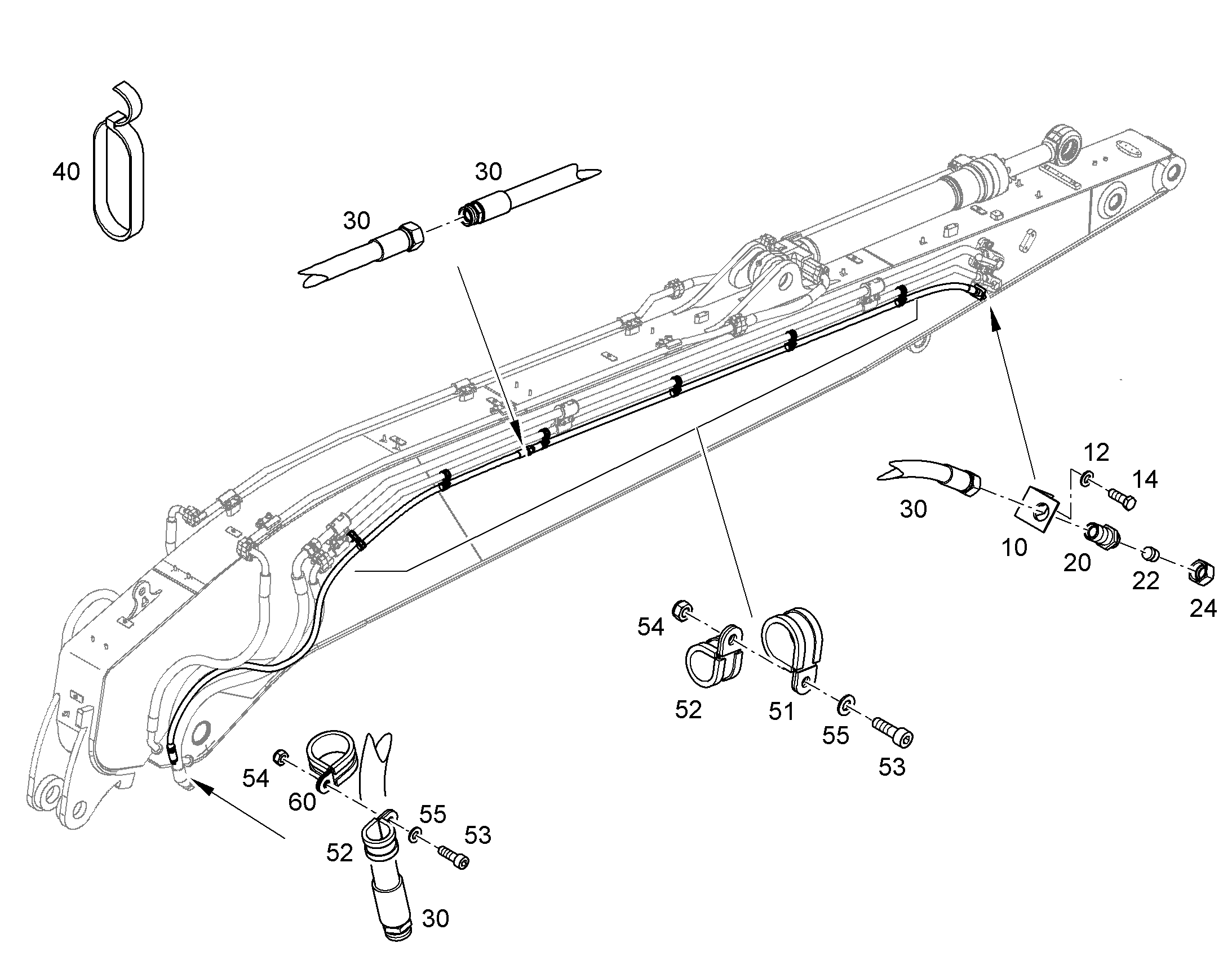 ШЛАНГ 16X2750 11003226 LIEBHERR
