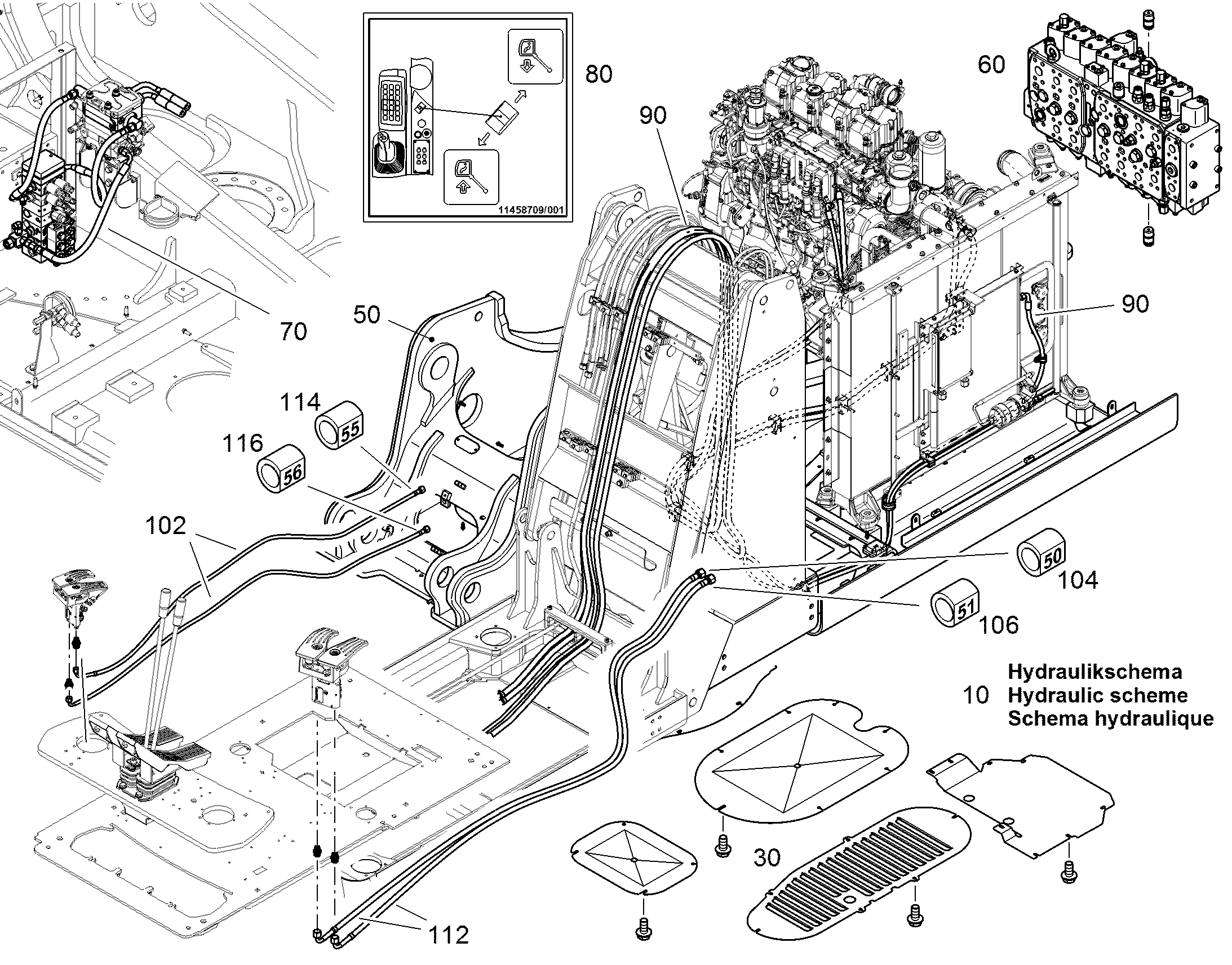 ГИДРАВЛИЧЕСКАЯ СИСТЕМА 12494803 LIEBHERR