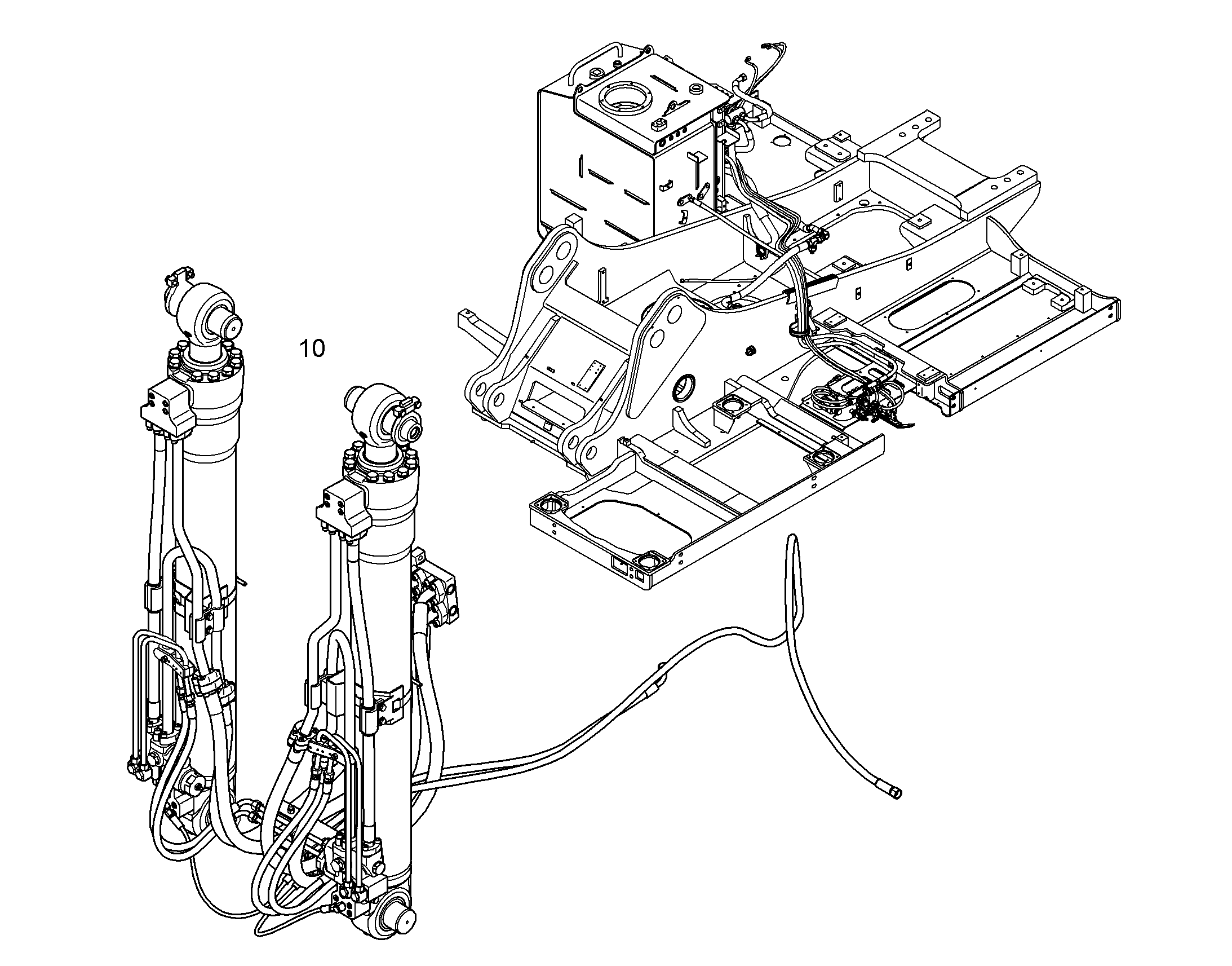 РЕКОНСТР.- ПОДЪЕМ.ЦИЛИНДР 10856600 LIEBHERR