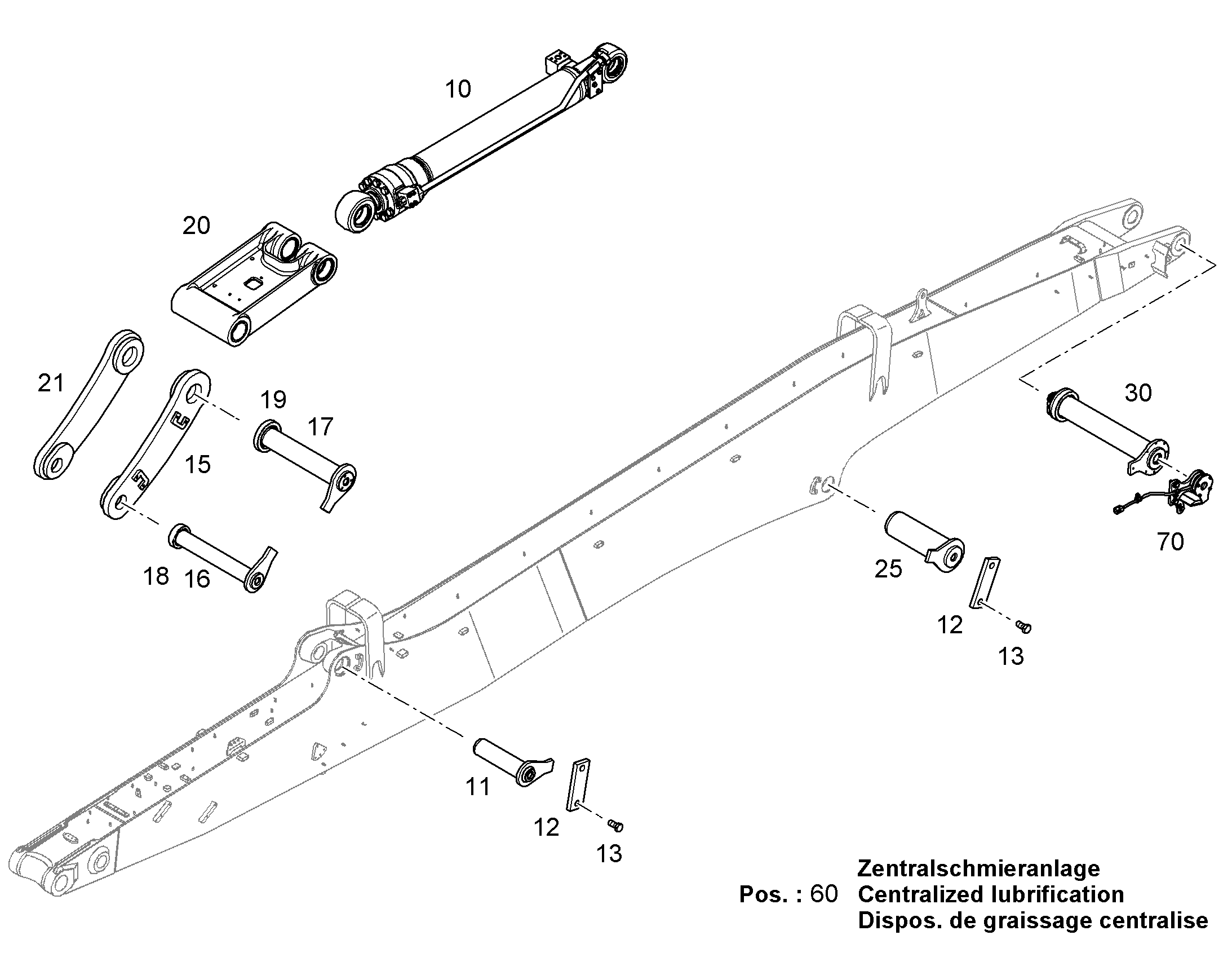 ГИДРОСХЕМА 11425072 LIEBHERR