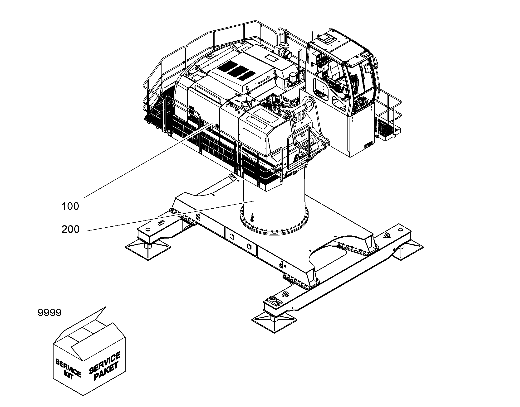 ШАССИ, КОМПЛЕКТ 11462912 LIEBHERR