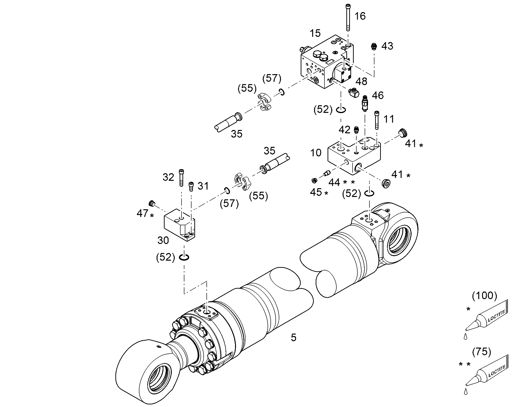 КЛАПАН ПРЕДОХРАНИТЕЛЬНЫЙ 12278444 LIEBHERR