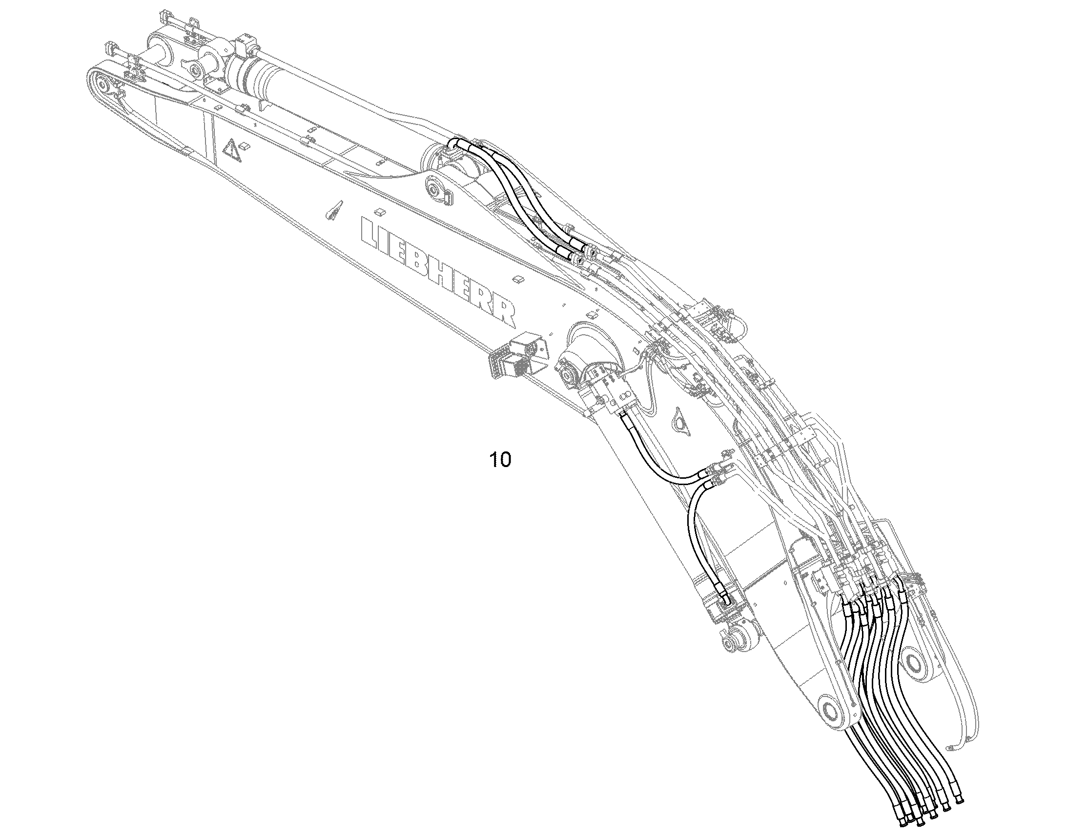 РЕКОНСТР.- ОДНОКОРП.СТРЕЛА 11459395 LIEBHERR