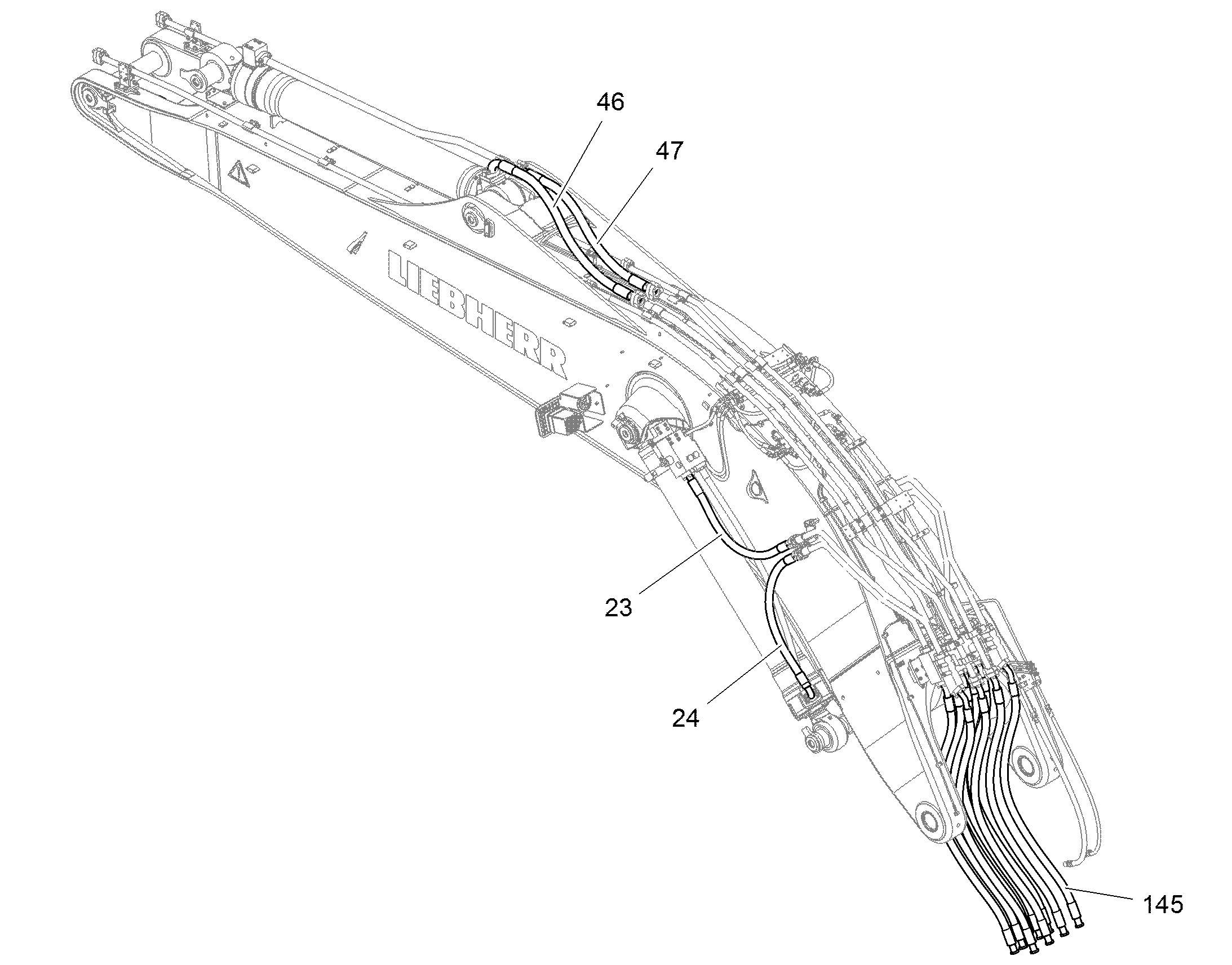 ШЛАНГОВОЕ СОЕДИНЕНИЕ ПЕРИМЕТР 11459396 LIEBHERR
