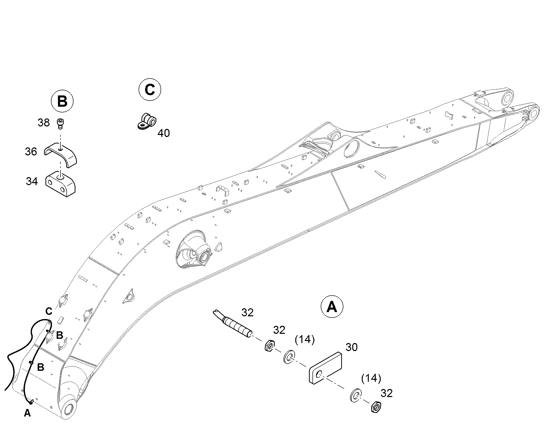 ПЕРЕКЛЮЧАТЕЛЬ СО ШТЕК.БЕСКОНТ 11461764 LIEBHERR