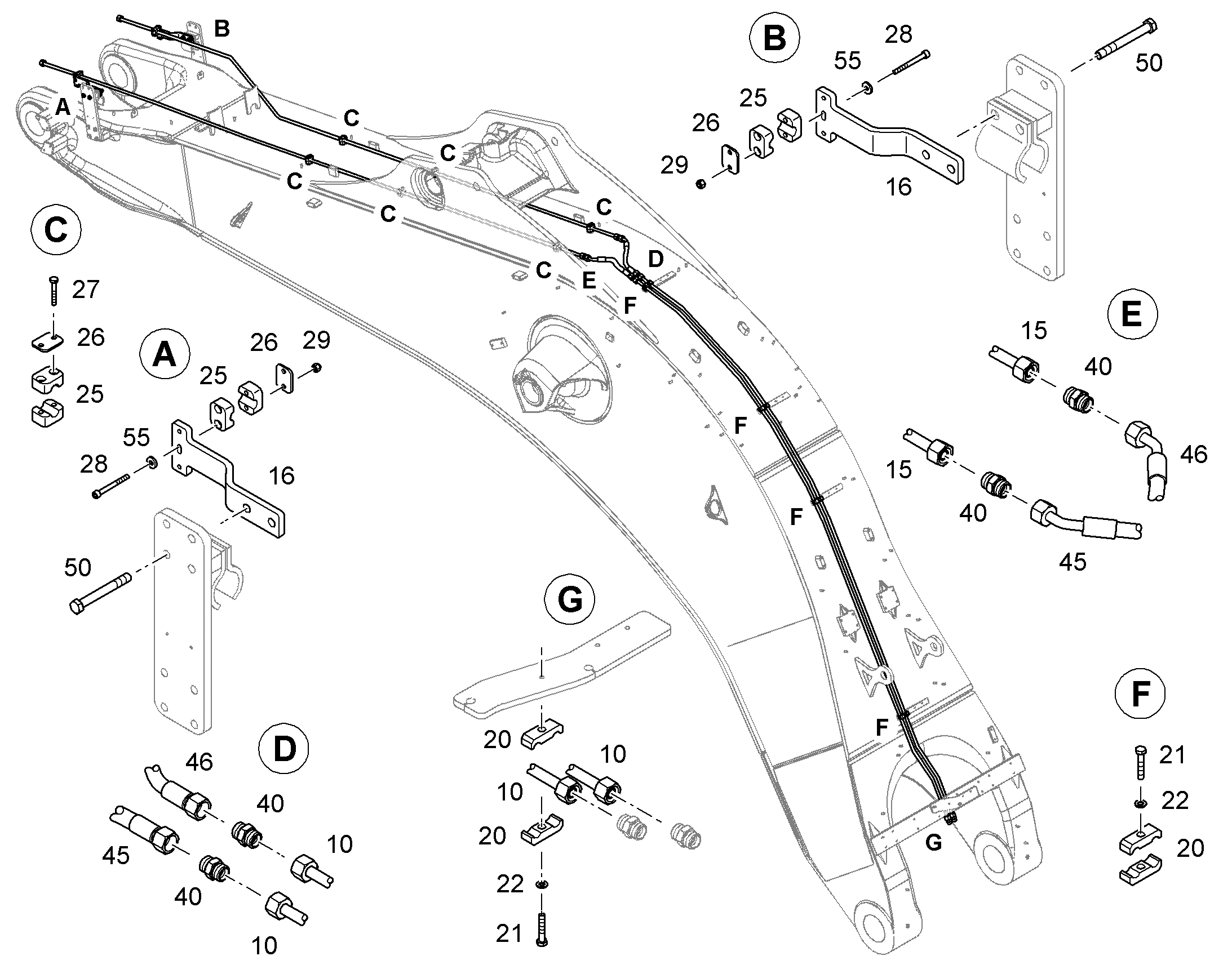 ШЛАНГ 12X400 12205432 LIEBHERR