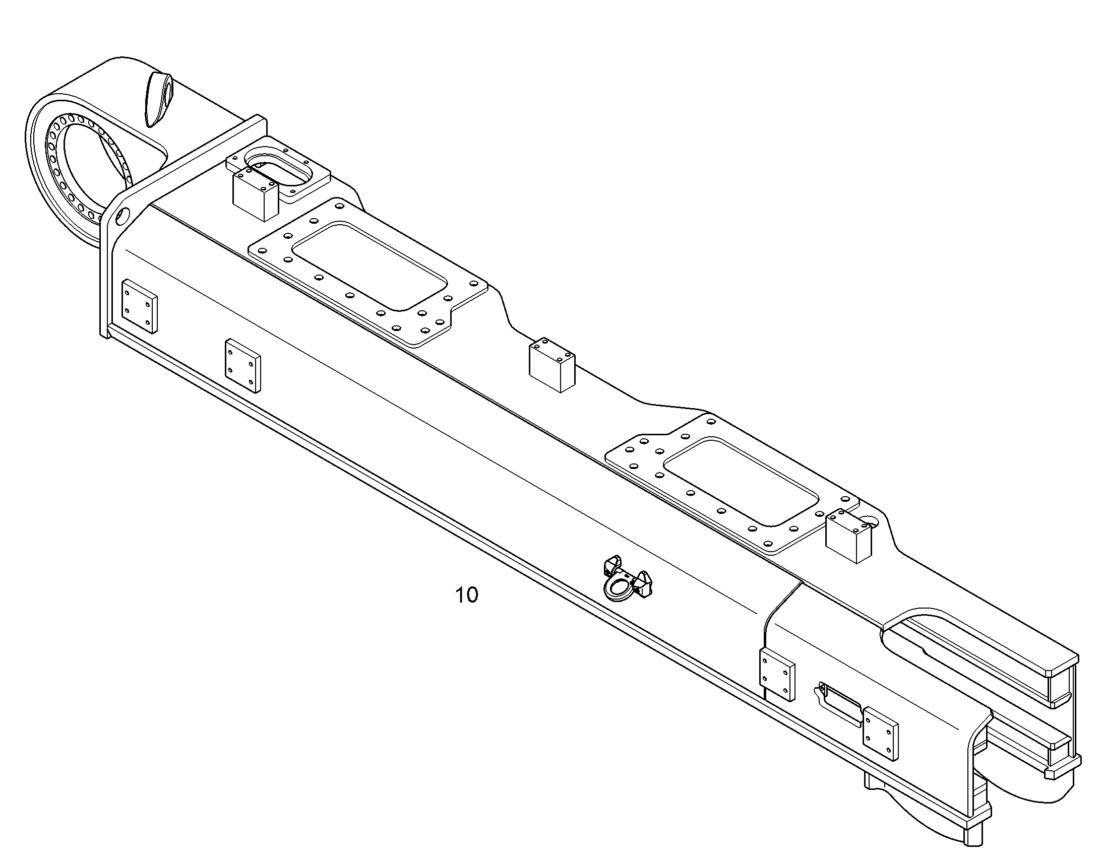 ЛОНЖЕРОН ПРАВЫЙ 11443012 LIEBHERR