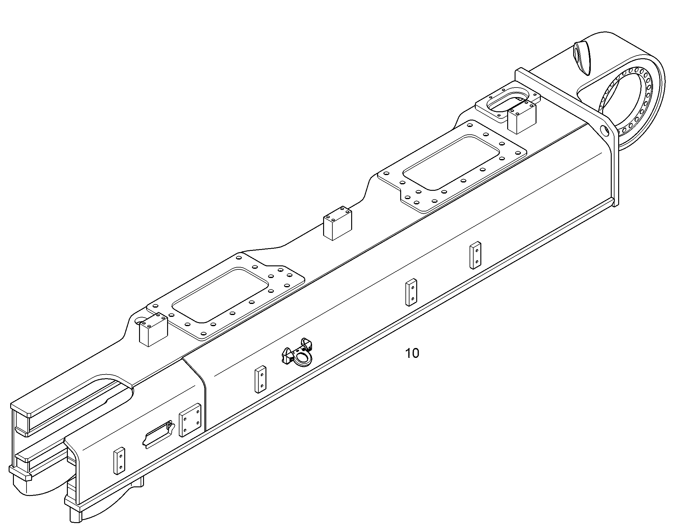 ЛОНЖЕРОН ЛЕВЫЙ 11443017 LIEBHERR
