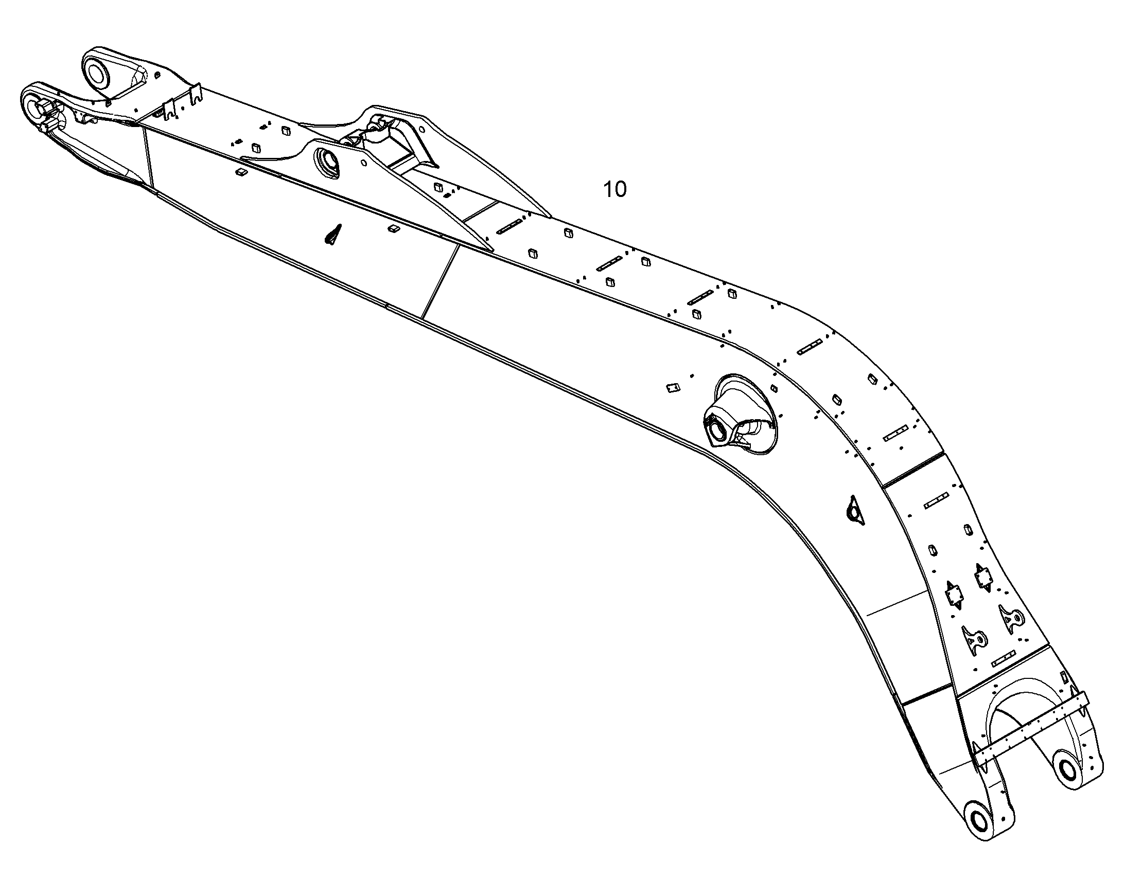 СТРЕЛА ОДНОКОРПУСНАЯ 10.5M R976 13536763 LIEBHERR