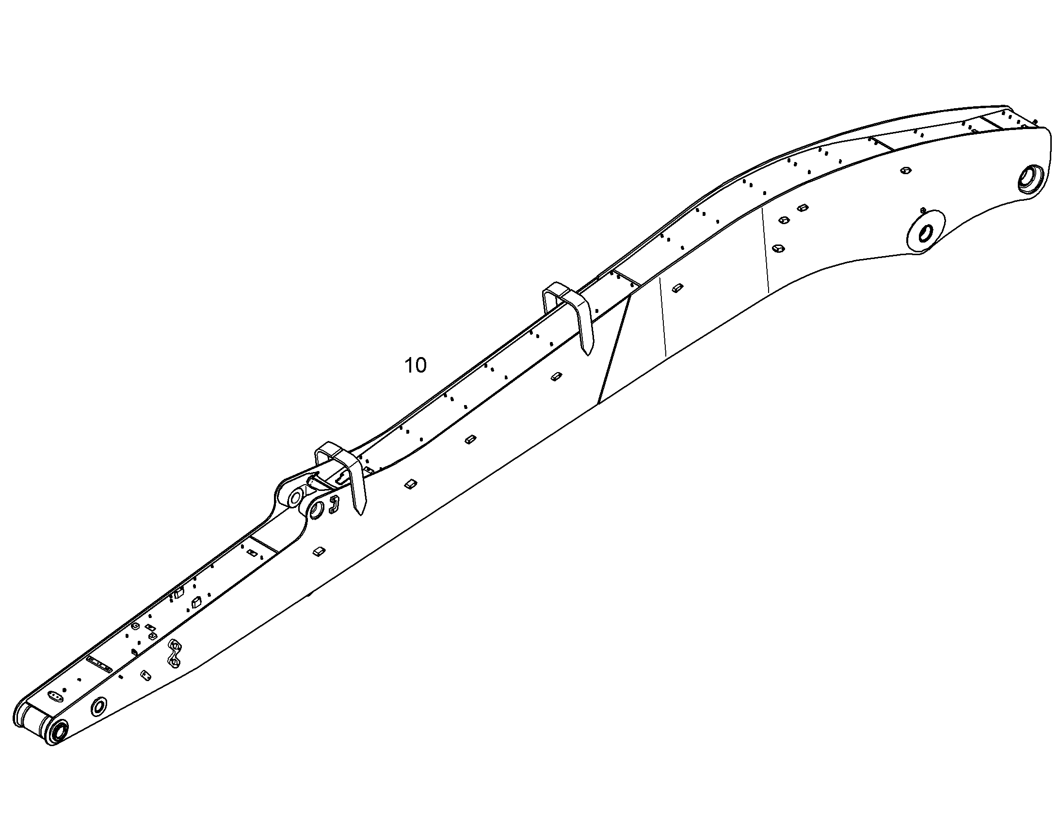 РУКОЯТЬ КОВША ДЛЯ КОВША 12418496 LIEBHERR