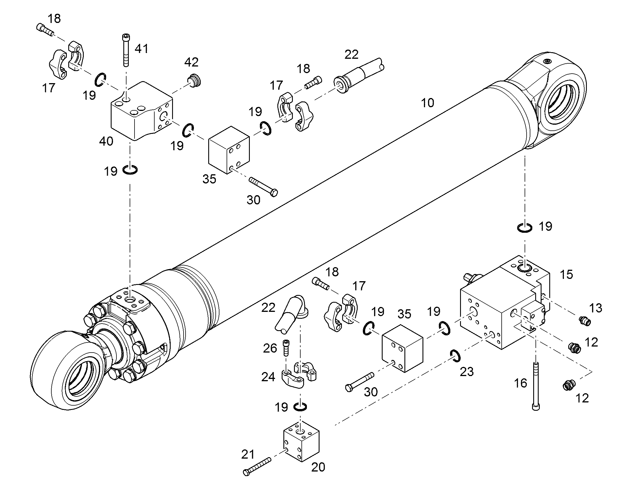 БОЛТ С ШЕСТИГРАННОЙ ГОЛОВКОЙ ISO 4017 M14X100 10.9 FLZN 10539308 LIEBHERR