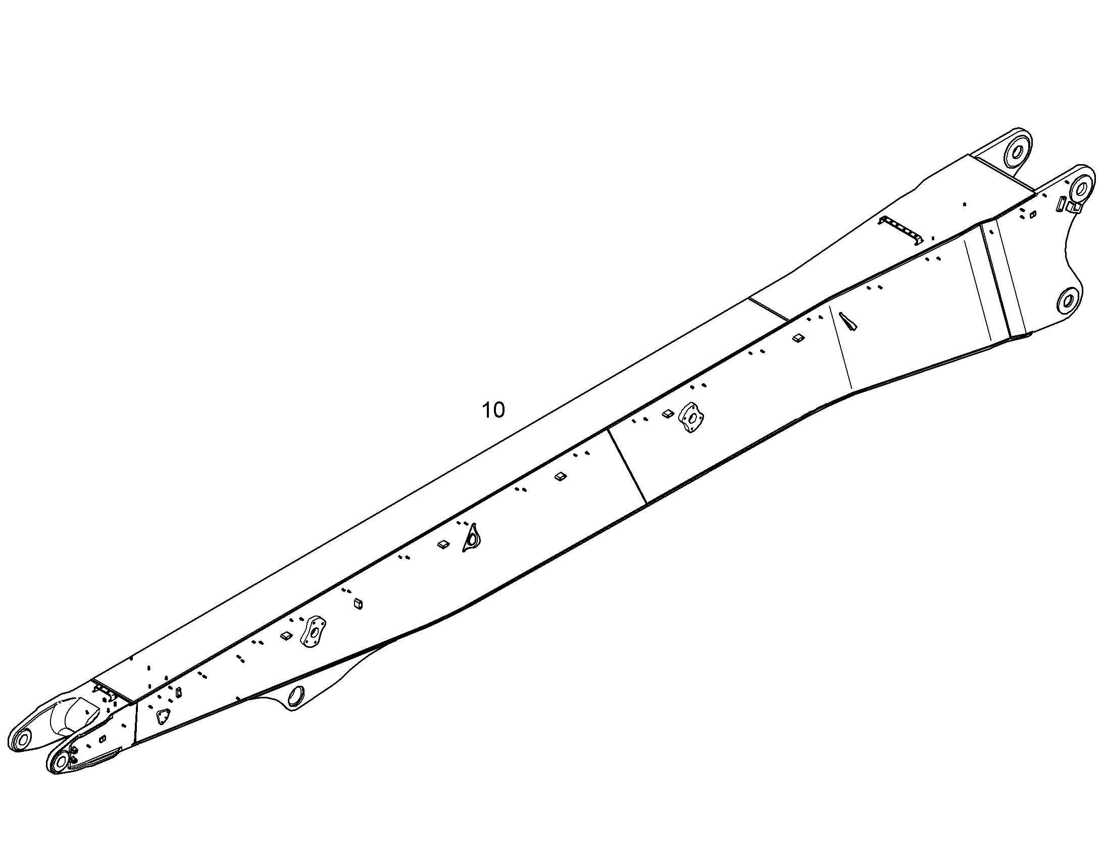 СТРЕЛА ДЛЯ СНОСА 11,20M 12433487 LIEBHERR