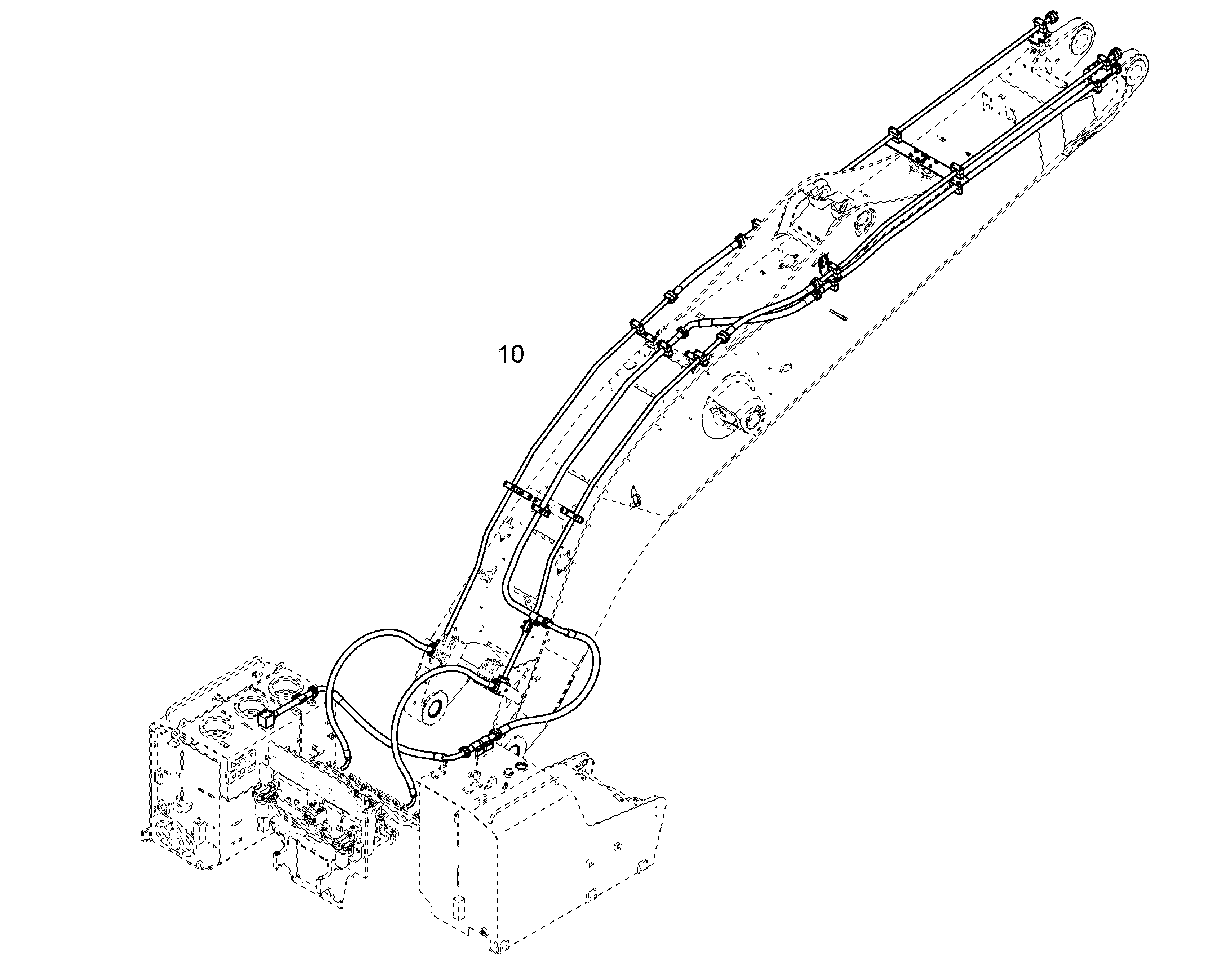 ПРОВОДКА МОНТАЖ AHS 11441450 LIEBHERR