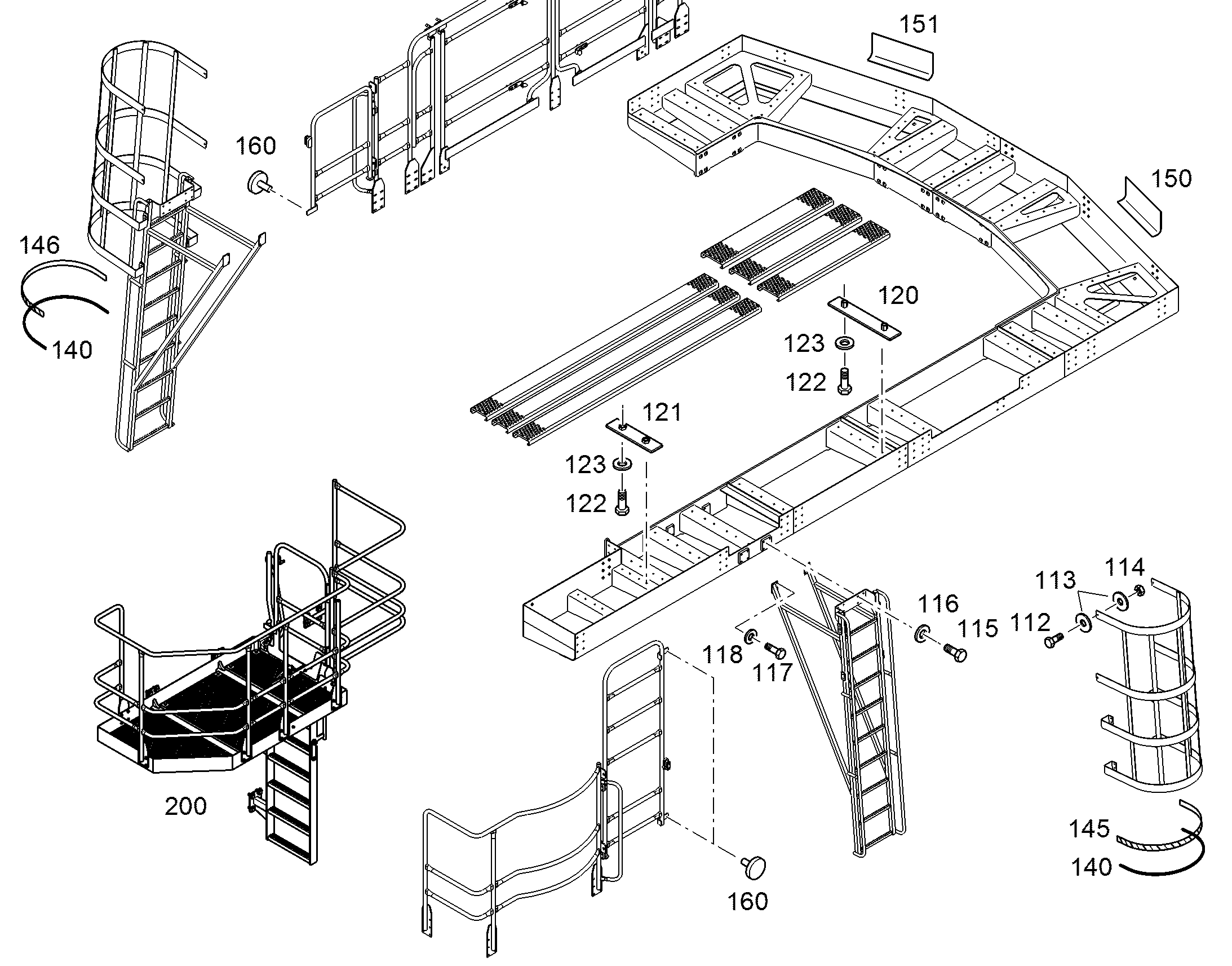 ПЛАТФОРМА КАБИНЫ 11439653 LIEBHERR