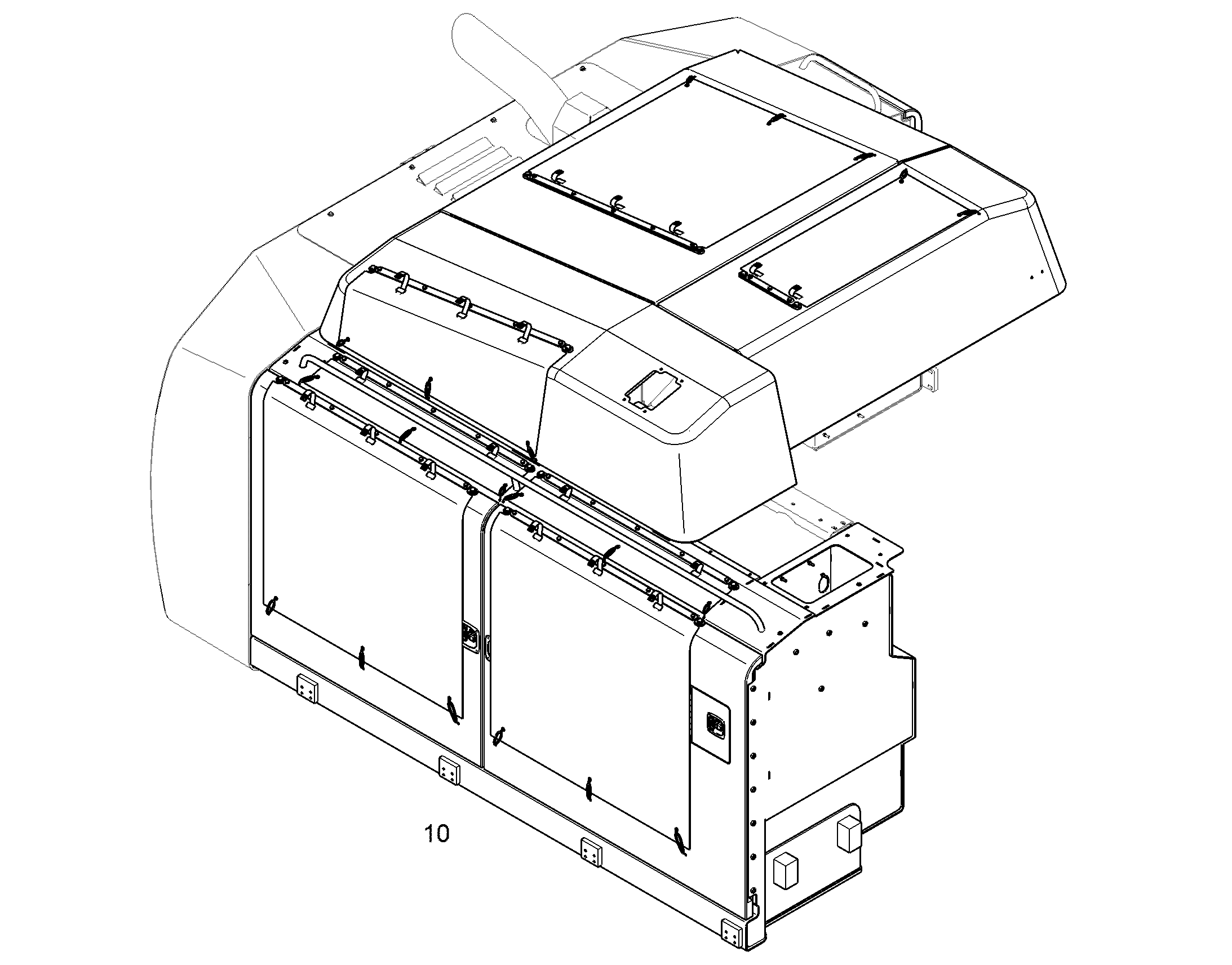 ЗАЩИТНЫЙ БРЕЗЕНТ 11423732 LIEBHERR