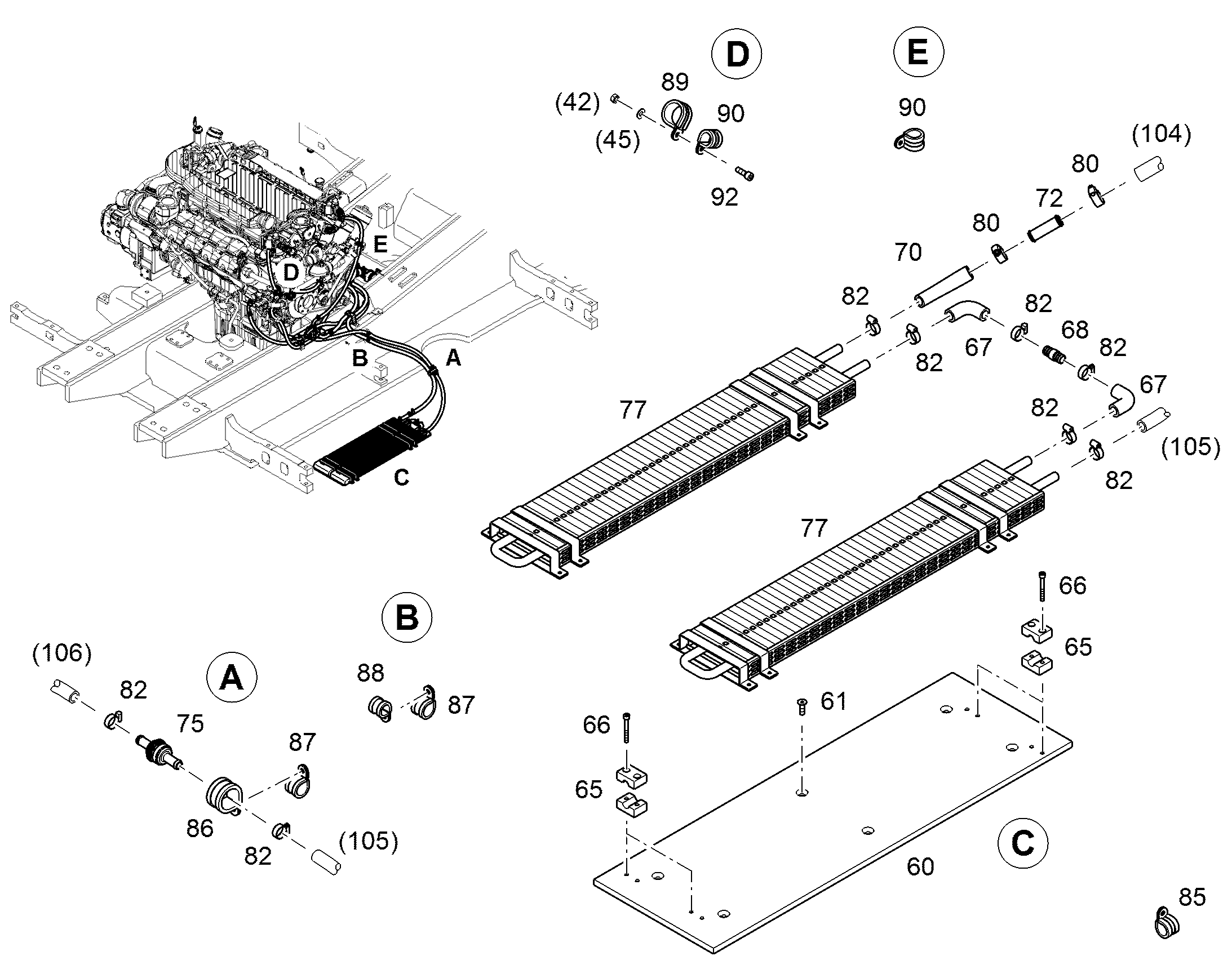 ТЕПЛООБМЕННИК 11840984 LIEBHERR