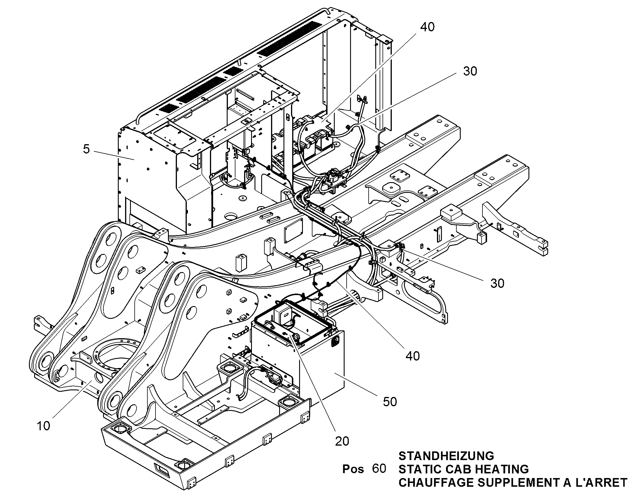 МОНТАЖНЫЕ ЧАСТИ ВОД. ОТОПЛЕНИЯ 11455899 LIEBHERR