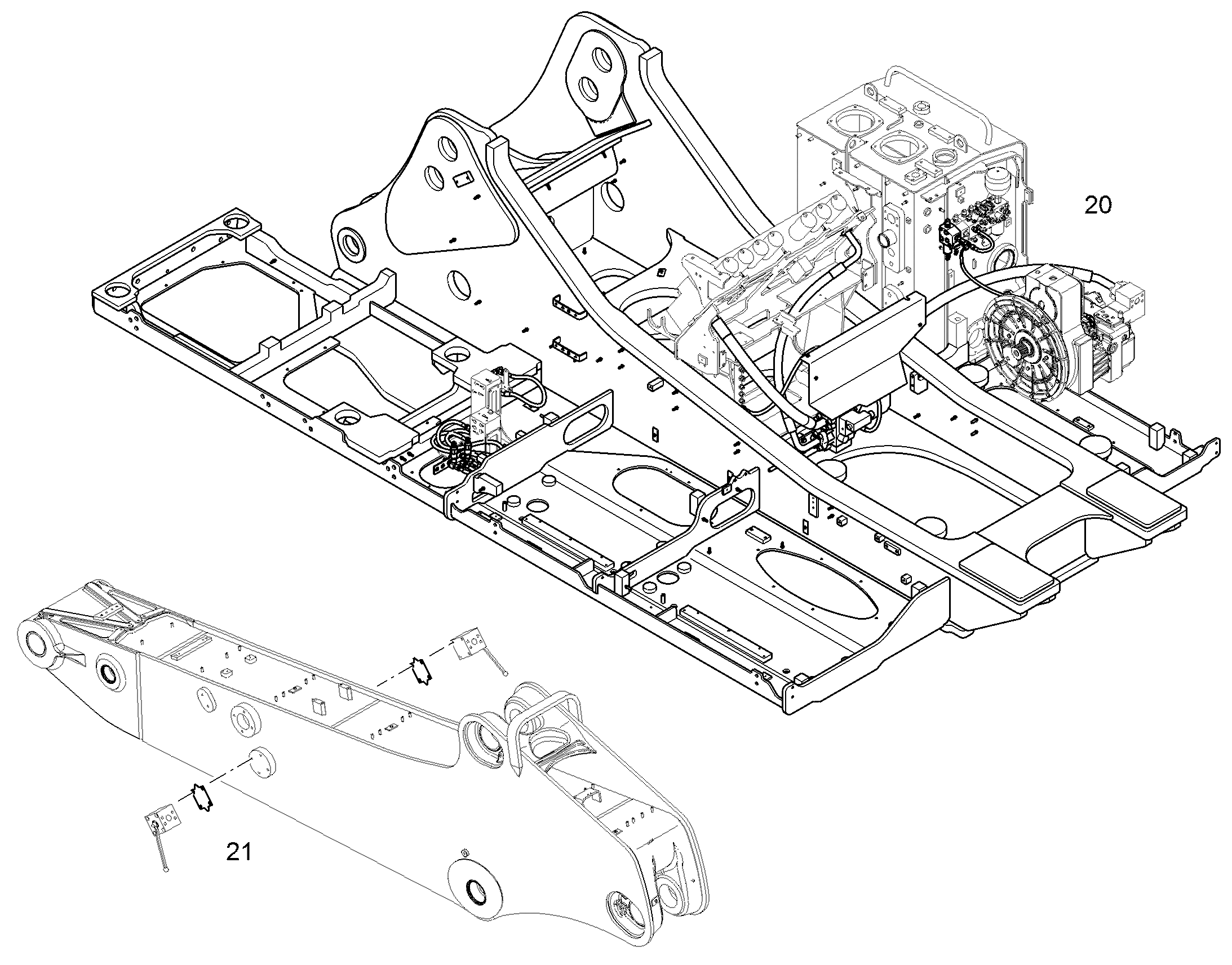 ЭЛЕКТРОУСТ.МОНТАЖНЫЙ КОМПЛ. 12422281 LIEBHERR