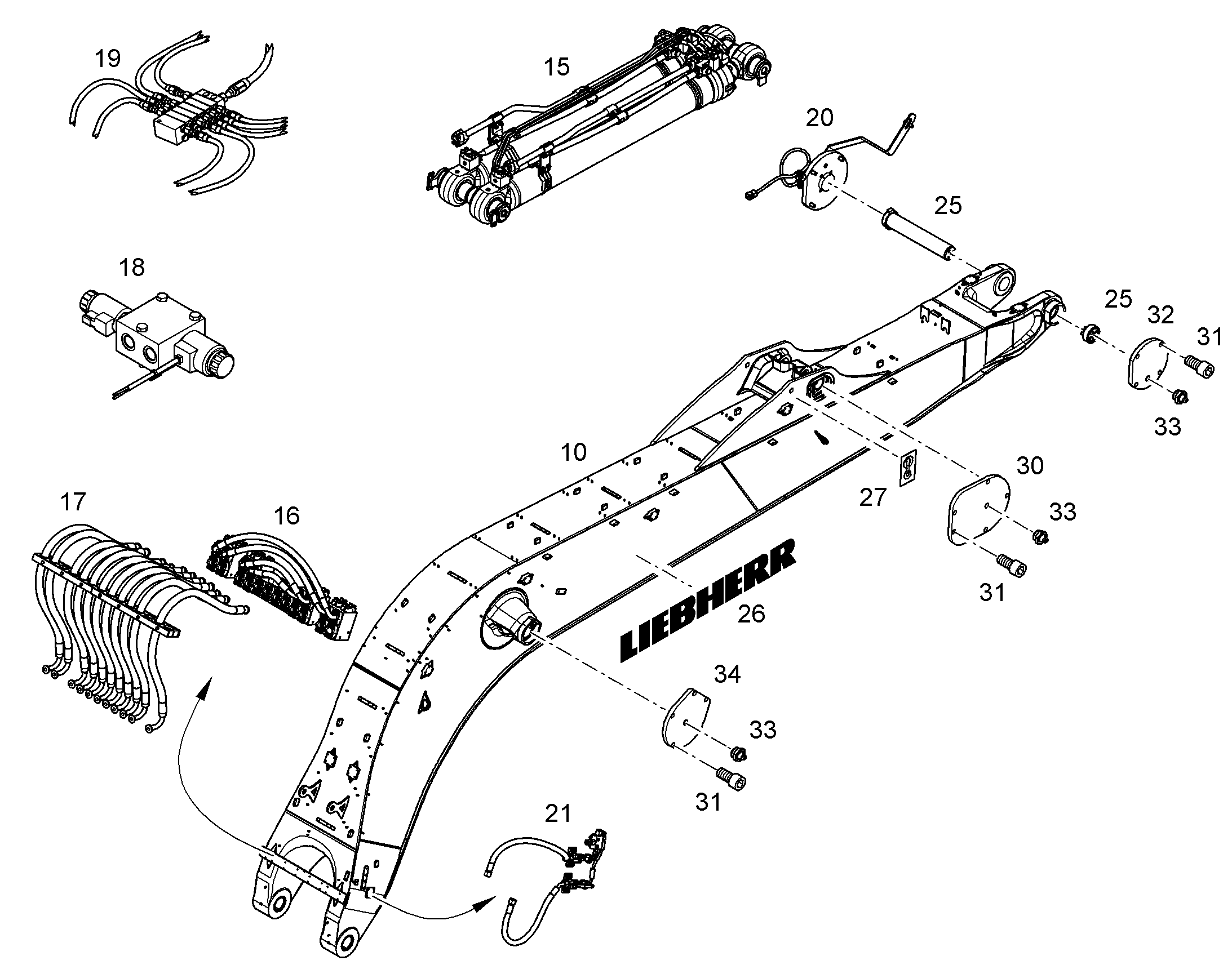 СИСТЕМА СМАЗКИ 11816453 LIEBHERR