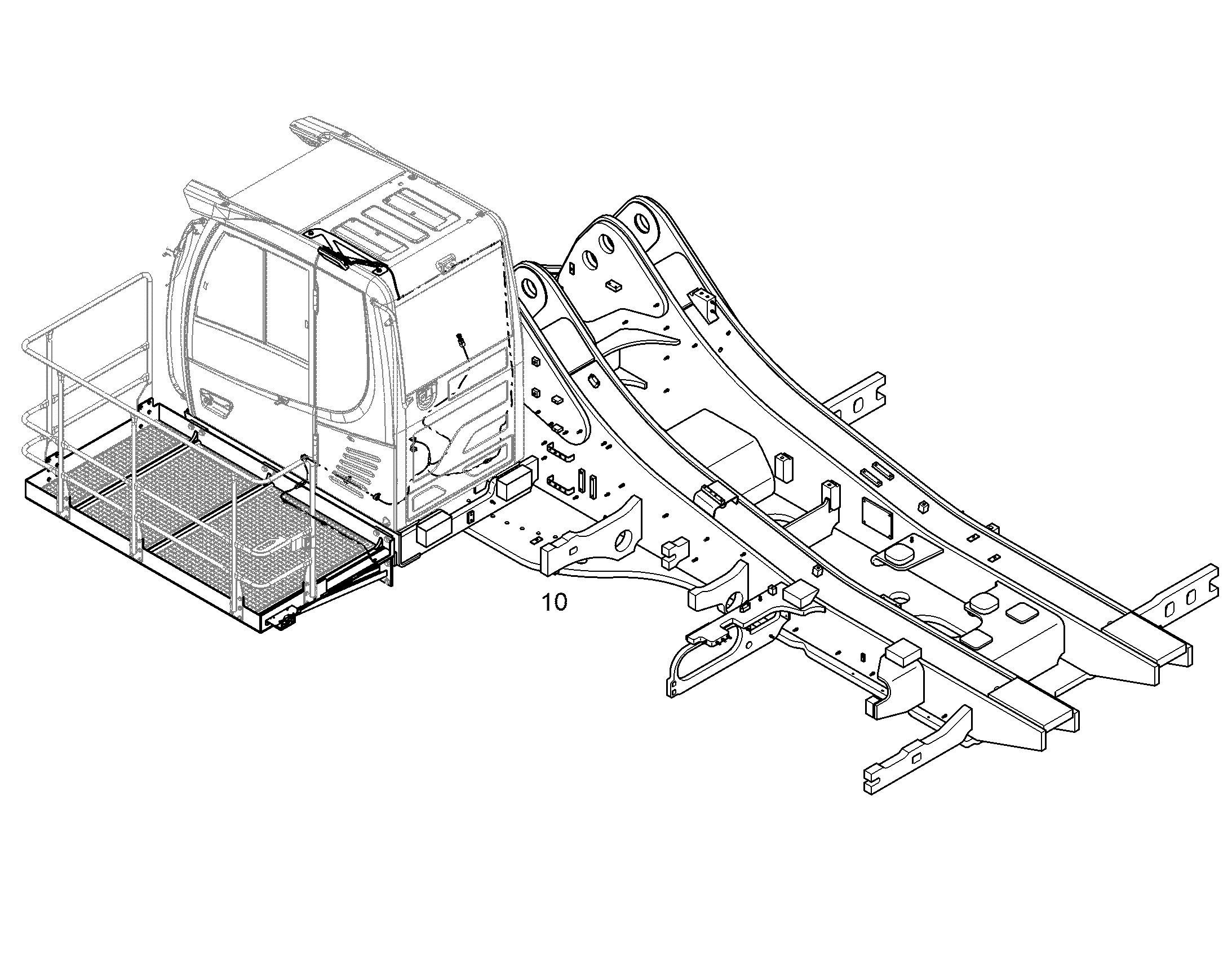 ЭЛЕКТРООСВЕЩЕНИЕ ЛЕСТНИЦЫ R976 11390969 LIEBHERR