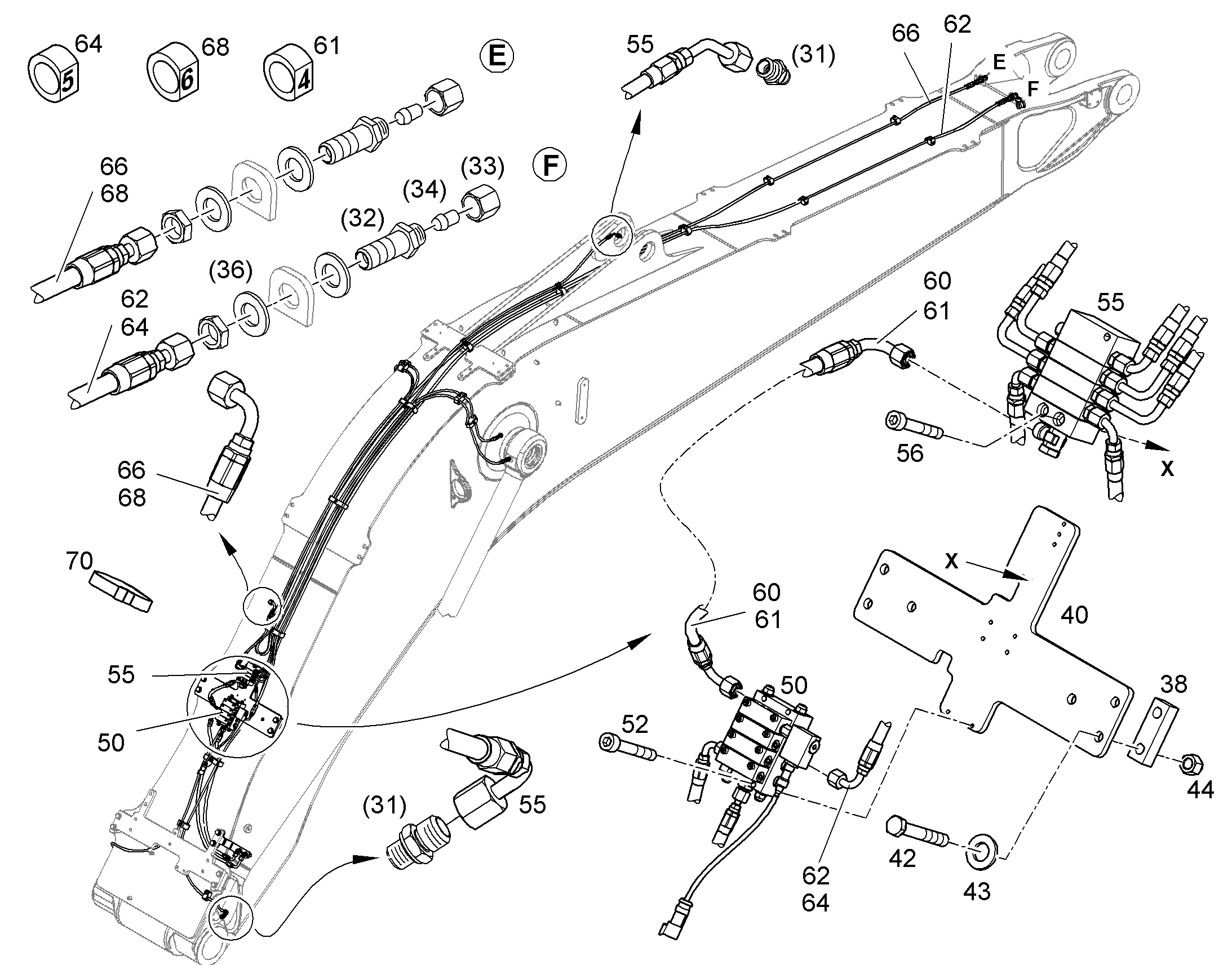РАСПРЕДЕЛИТЕЛЬ SXE-2 4/4 11837889 LIEBHERR