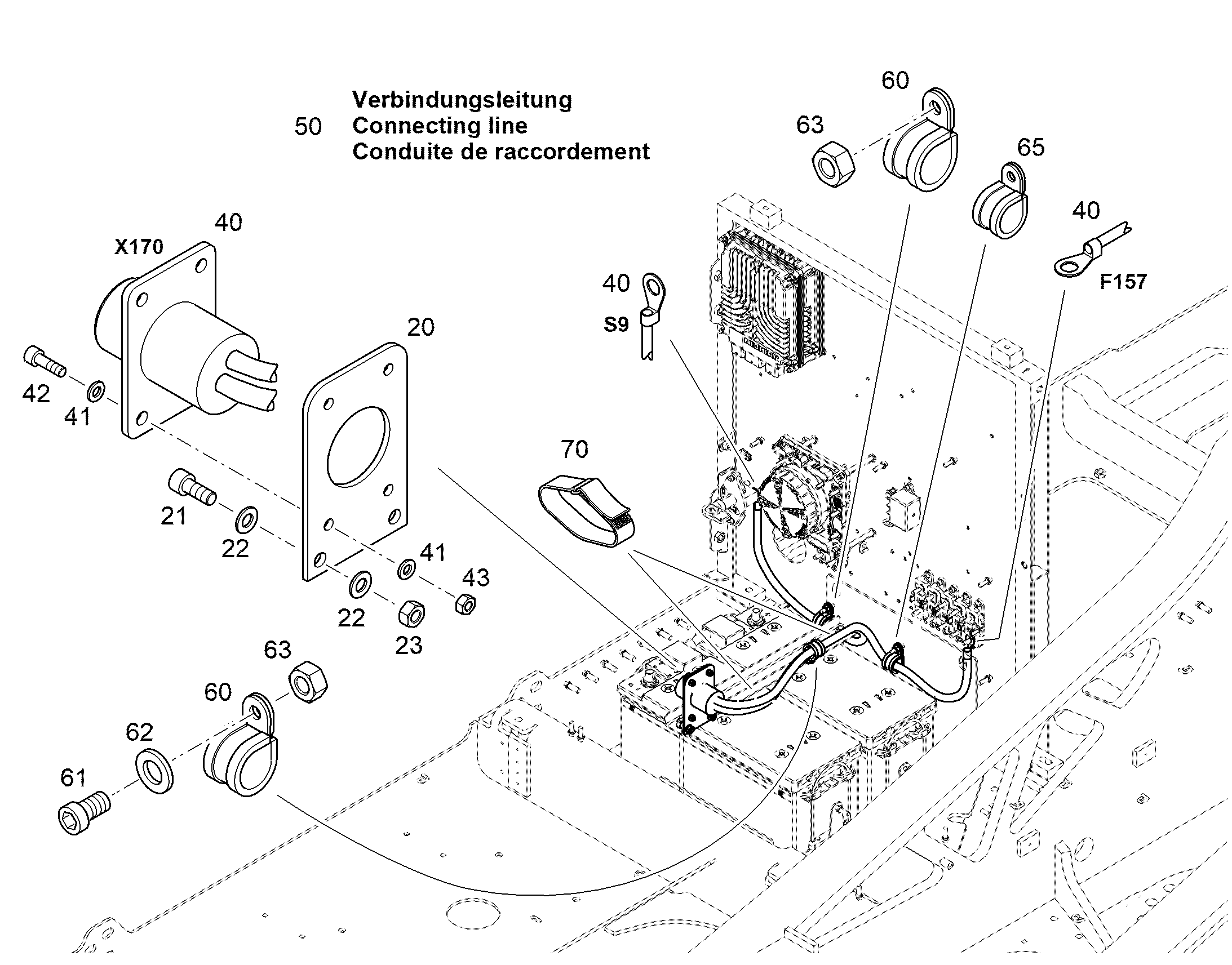 КОЛОДКА ШТЕКЕРНАЯ 11438284 LIEBHERR