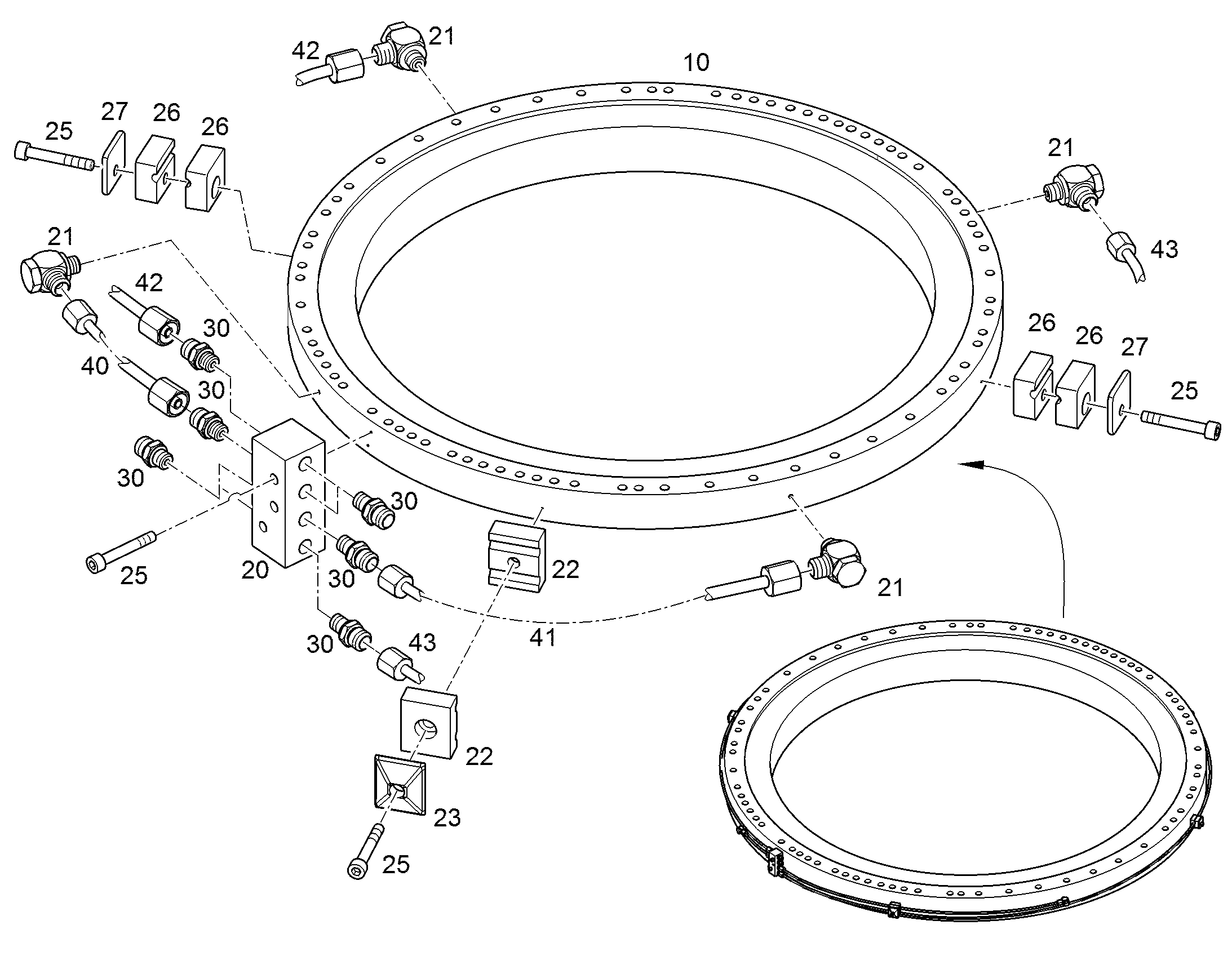 СОЕД.СФЕРИЧЕСКОЕ ПОВОРОТНОЕ 12867134 LIEBHERR