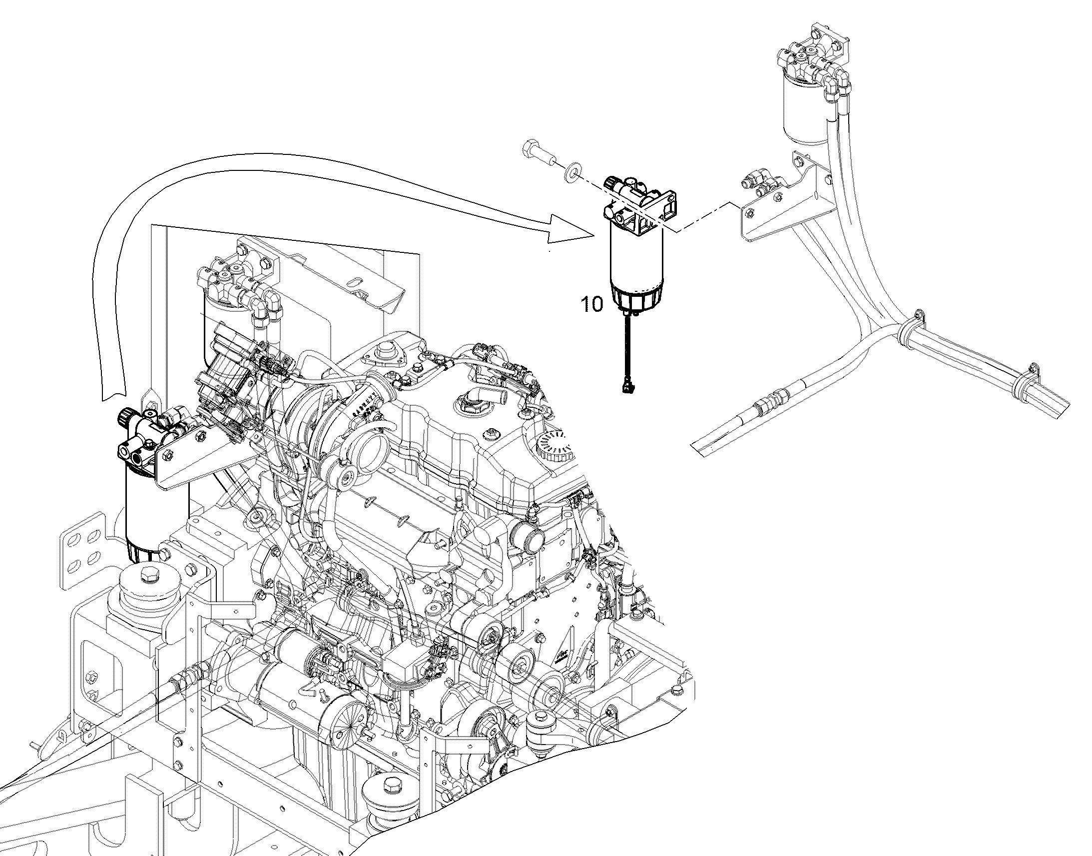 ФИЛЬТР ТОПЛИВНЫЙ ГРУБ. ОЧИСТКИ 11646931 LIEBHERR