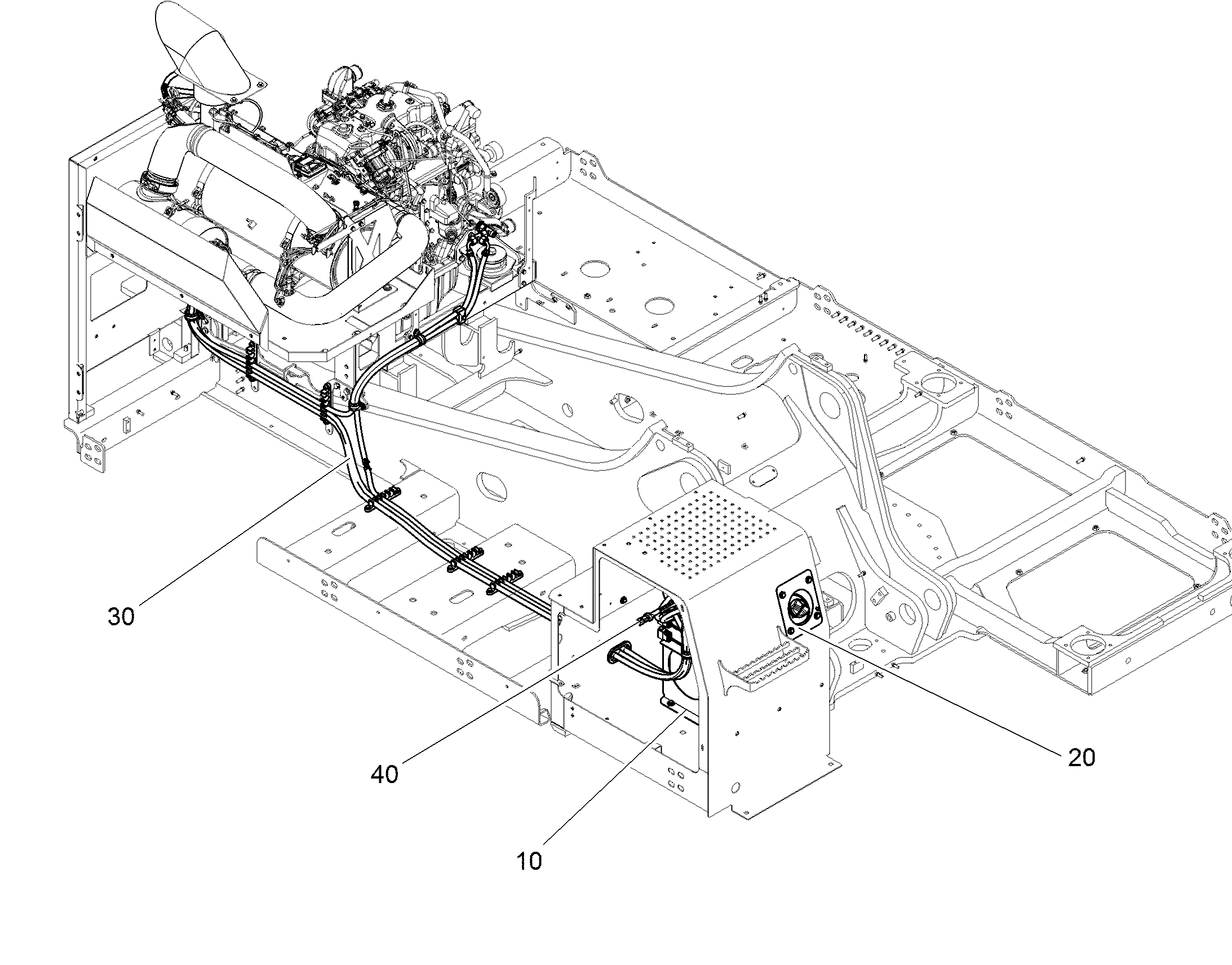 ЛИНИИ ДЛЯ МОЧЕВИНЫ МОНТАЖ 12422093 LIEBHERR